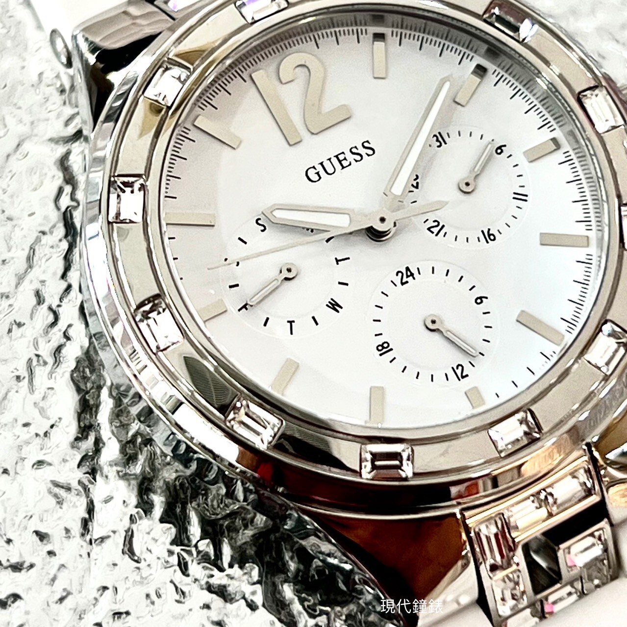 【Guess】GUESS 時尚三眼女錶 GWW10615L1 38mm  現代鐘錶