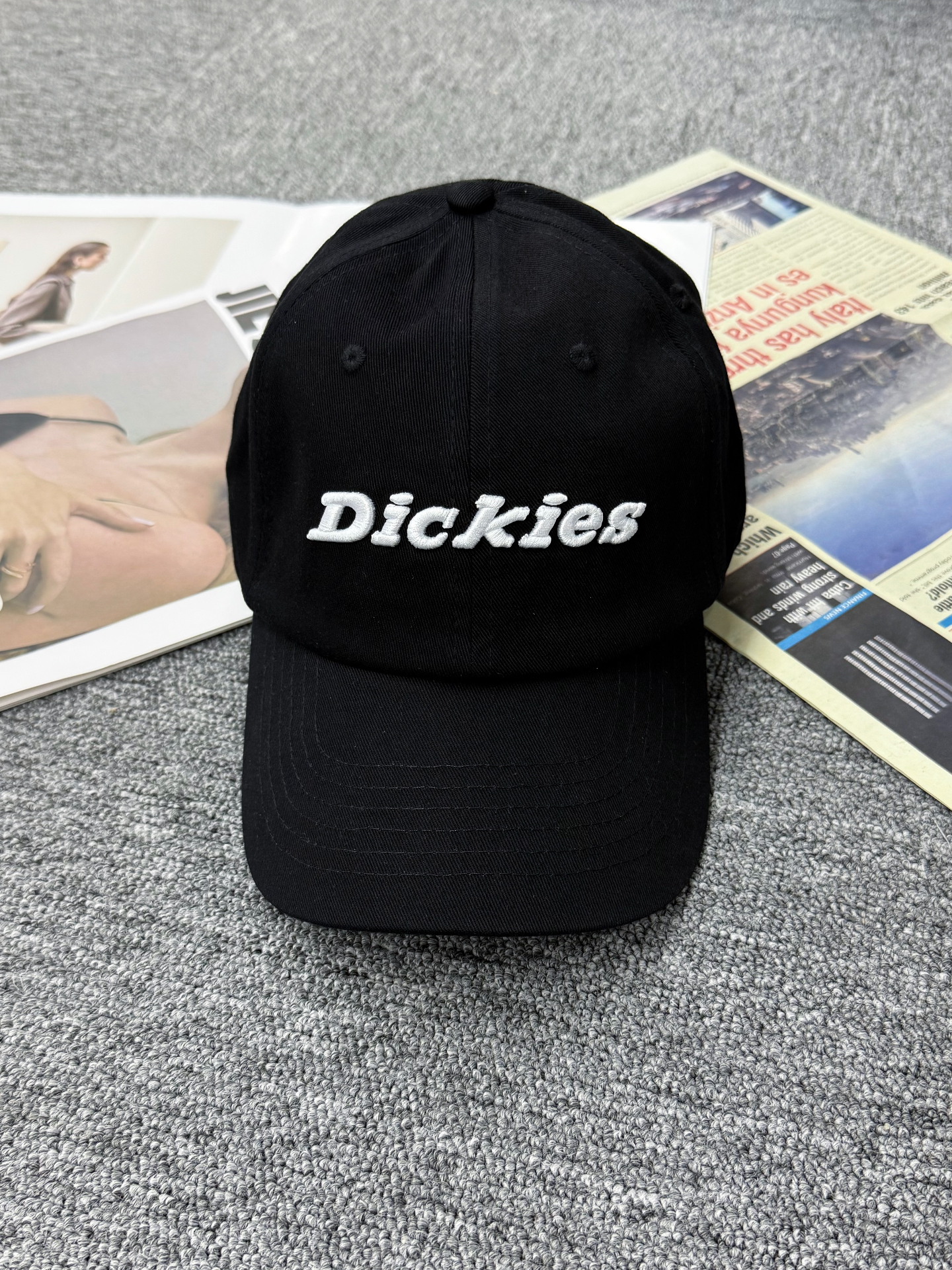 代購-Dickies 刺繡logo 簡約純色 老帽 共四色