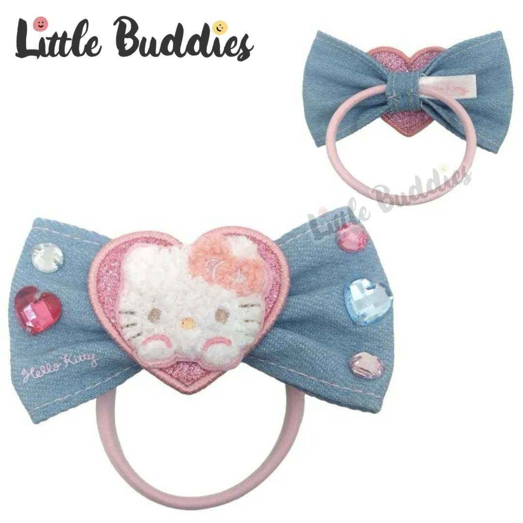 Sanrio 牛仔布料頭飾橡根