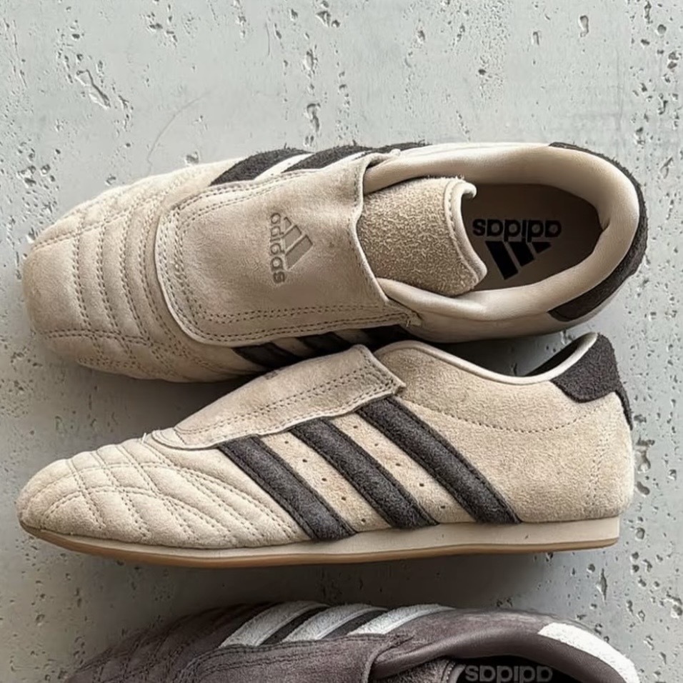 ADIDAS ORIGINALS TAEKWONDO W 奶茶 卡其 跆拳道 休閒 薄底鞋 JQ3606