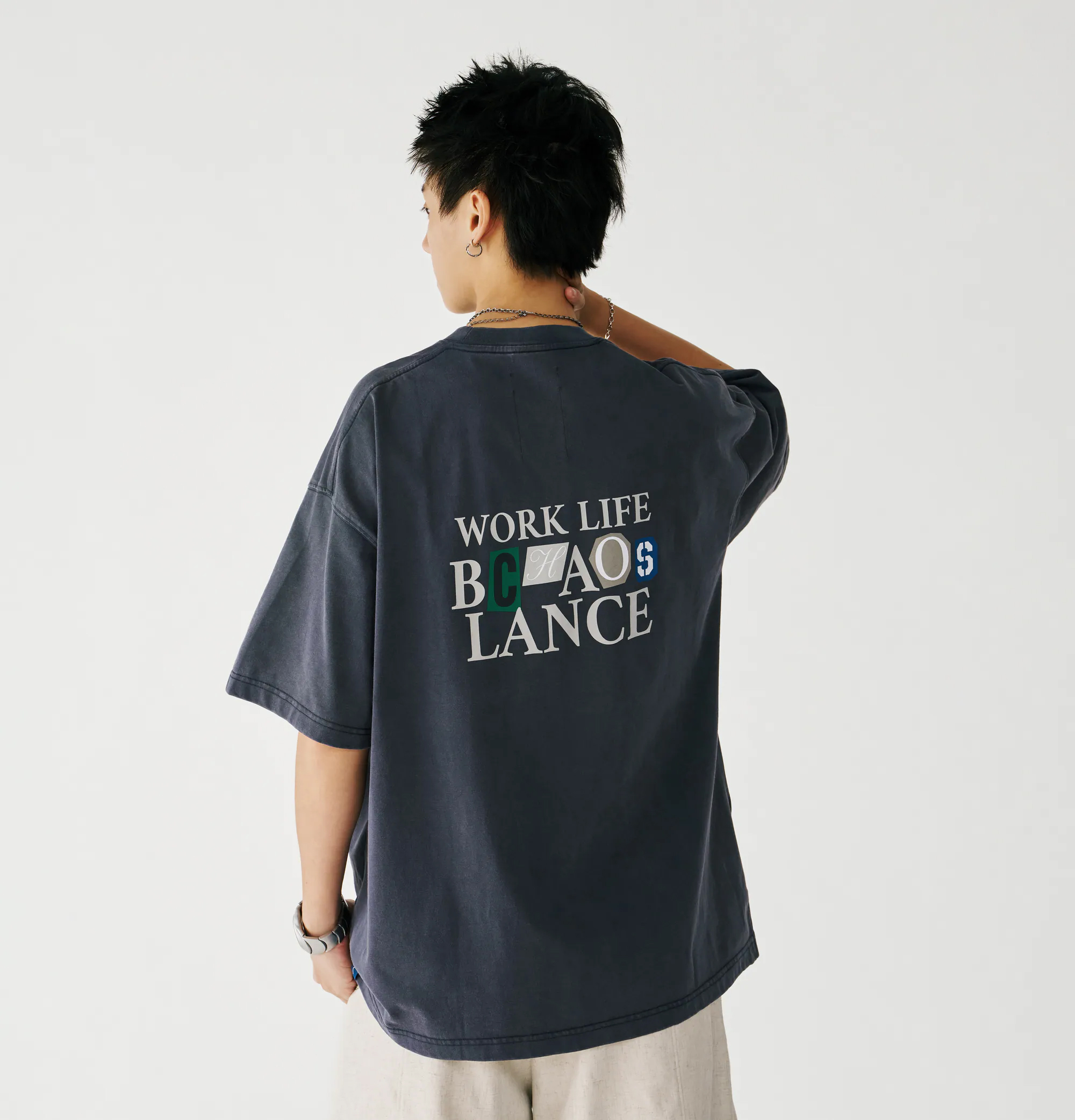 MELSIGN 短袖T恤 灰/深藍/淺灰 25 S/S Sun. Weekly Dilemma Tee