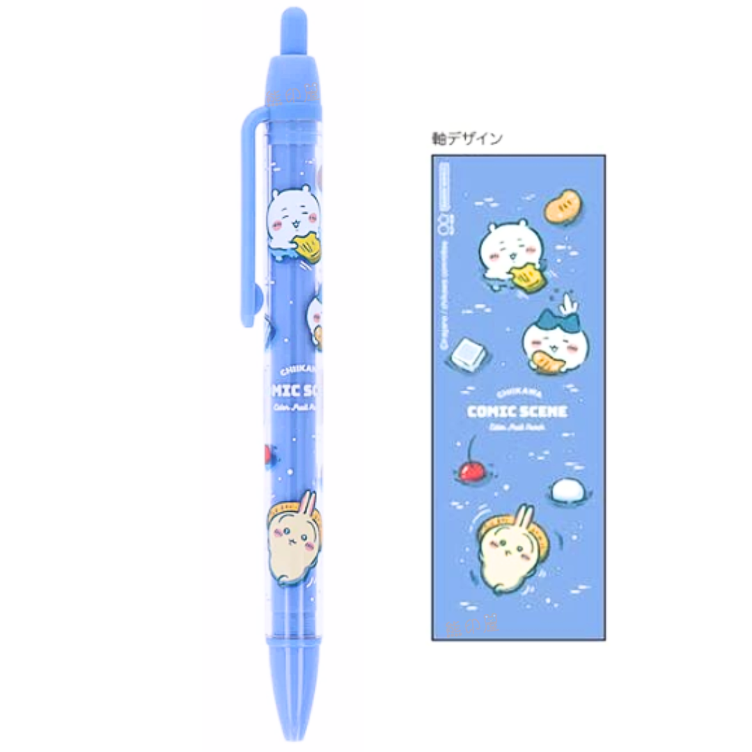 日本Chiikawa 水果賓治之夜款原子筆(黑色) 日本製