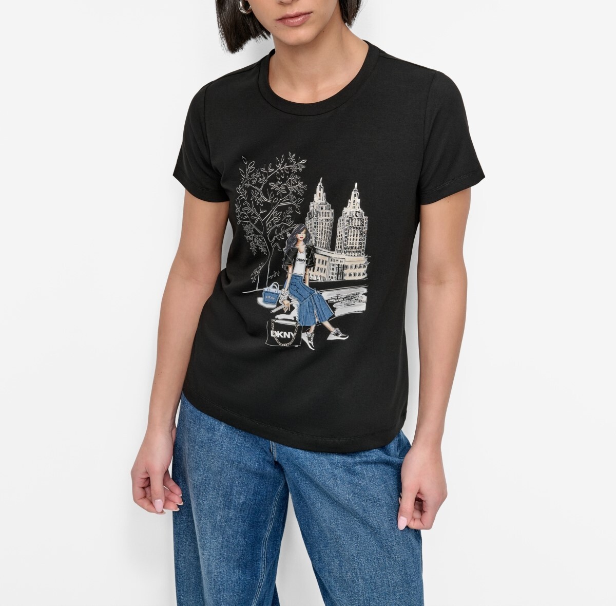 [S] DKNY BLACK BOW BRIDGE CONVERSATIONAL, P5DH9WNA-BLK (SD1452)