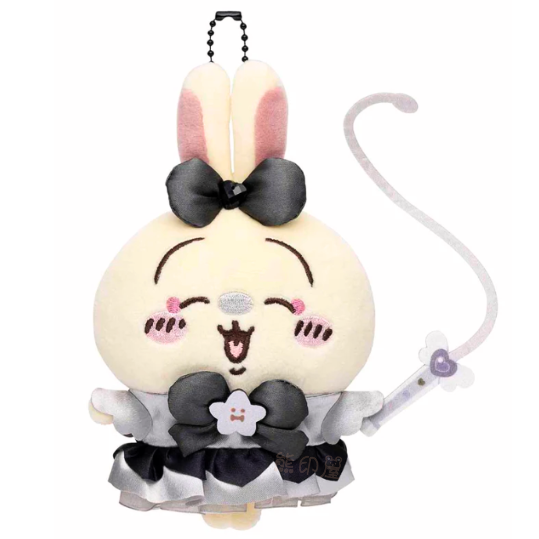 Chiikawa 暗黑魔法少女兔子款毛公仔掛飾吊飾