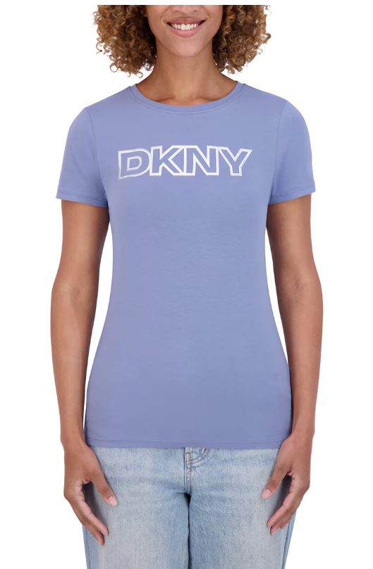 [S] DKNY BLUE SPORT FIT T-SHIRT, 1865445-BLUE (SD1479)