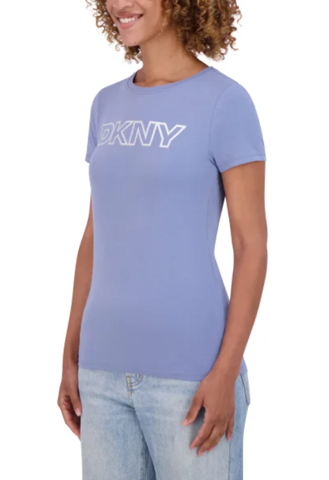 [S] DKNY BLUE SPORT FIT T-SHIRT, 1865445-BLUE (SD1479)