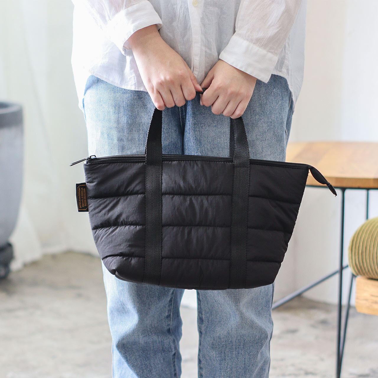 絎縫保冷保溫袋∣輕量手提系列 黑色∣日本 POST GENERAL