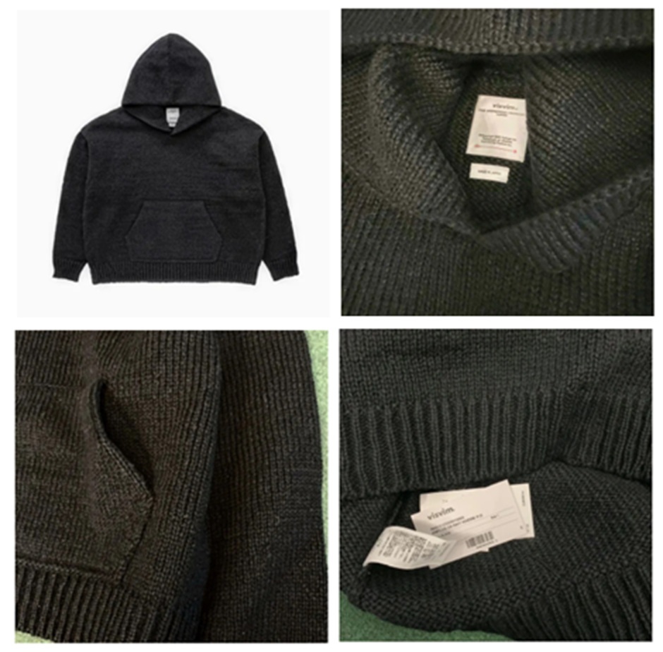 最後價格 MORE SALE: VISVIM AMPLUS SB (KNIT) HOODIE P.O - BLACK IN STOCK NOW (現貨發售中)