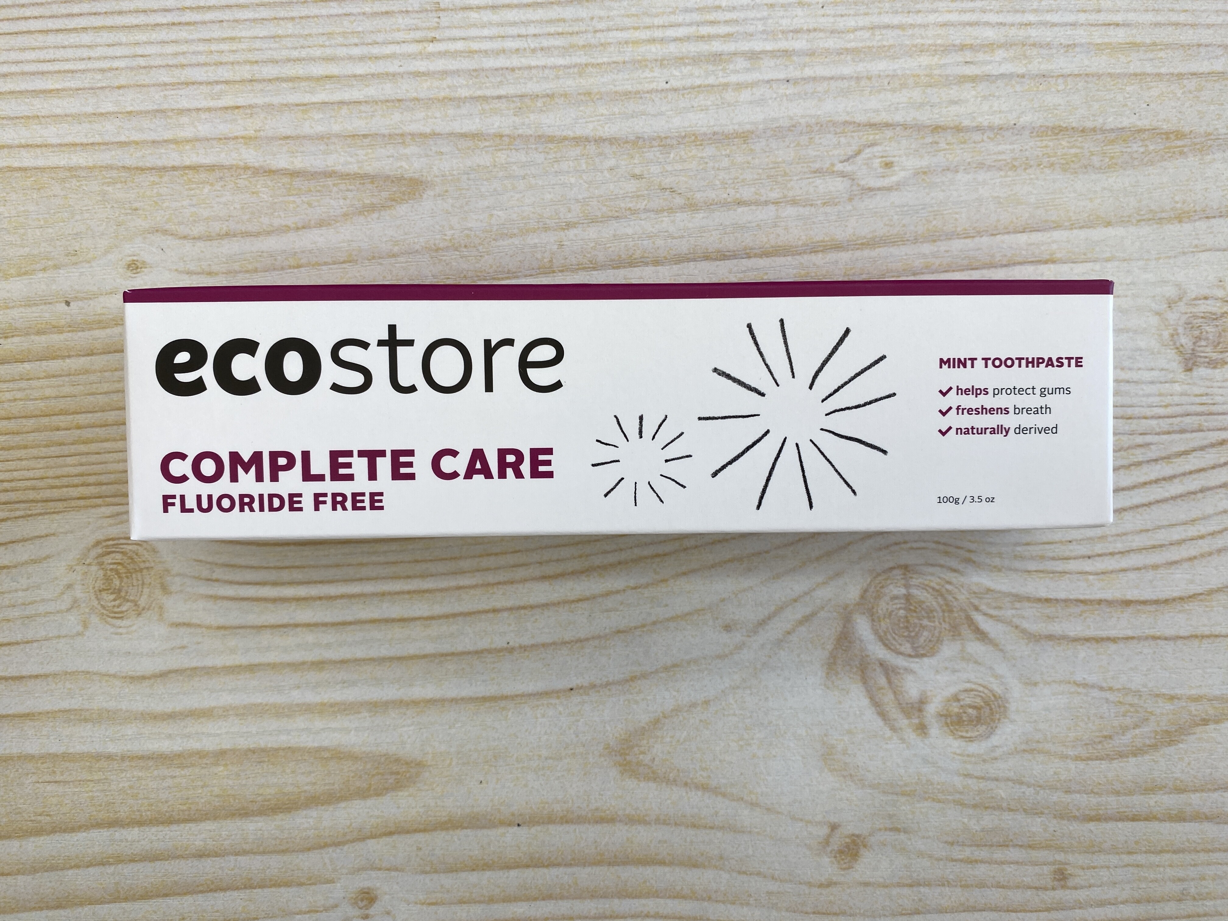 Ecostore 全效護理無氟牙膏 (最佳使用日期為2027年12月10日）