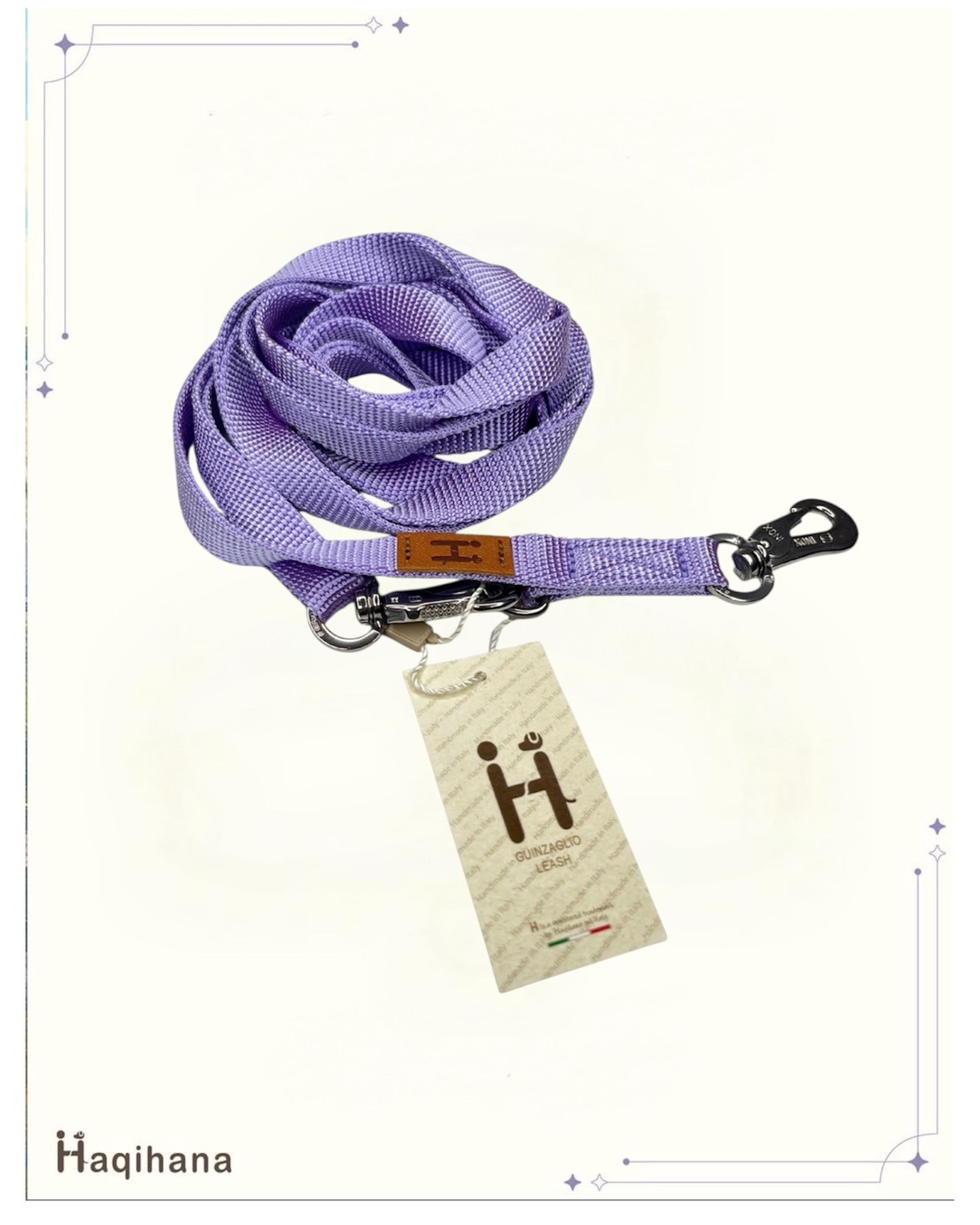 義大利Haqihana｜【薰衣草紫】寵物散步牽繩