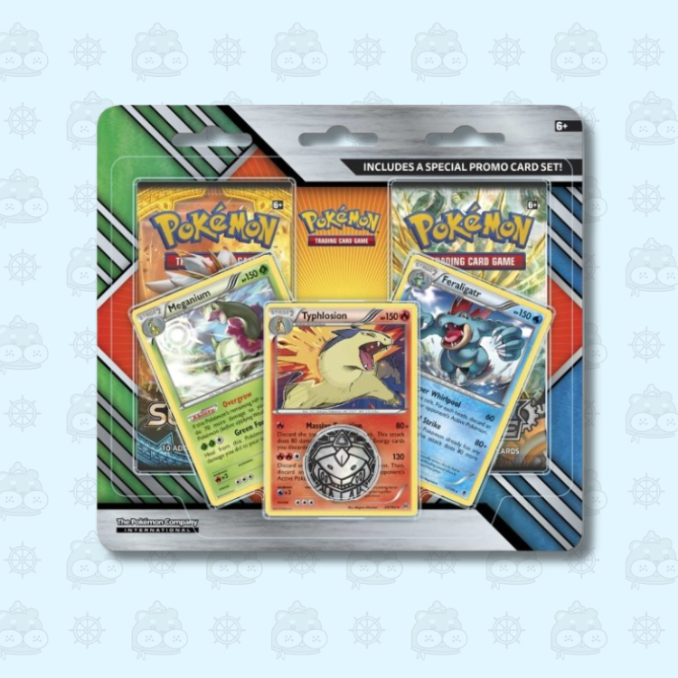 2-Pack Blister Pack (Meganium, Typhlosion, Feraligatr)