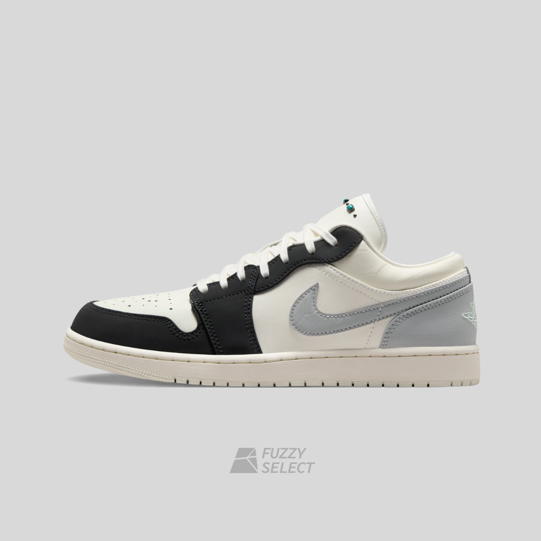【逢甲 FUZZY】Air Jordan 1 Low “Light Smoke Grey” 白藍灰 綠松石 IO2242-101