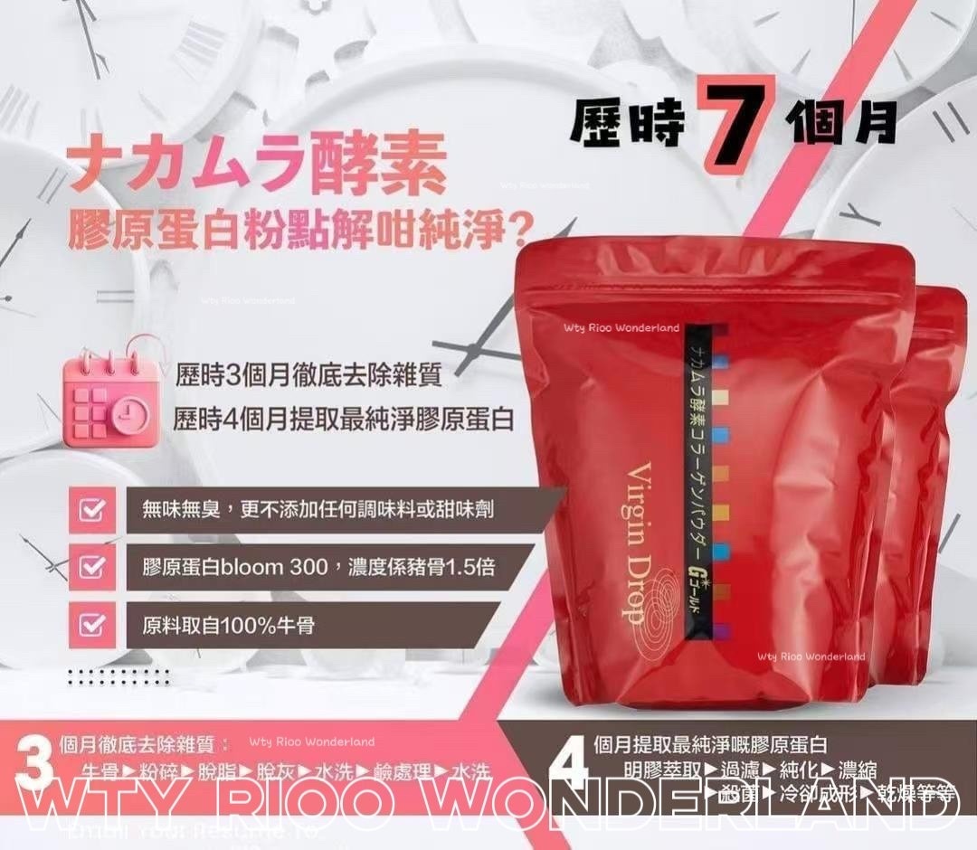 W041101 日本Nakamura 中村酵素膠原蛋白粉300g