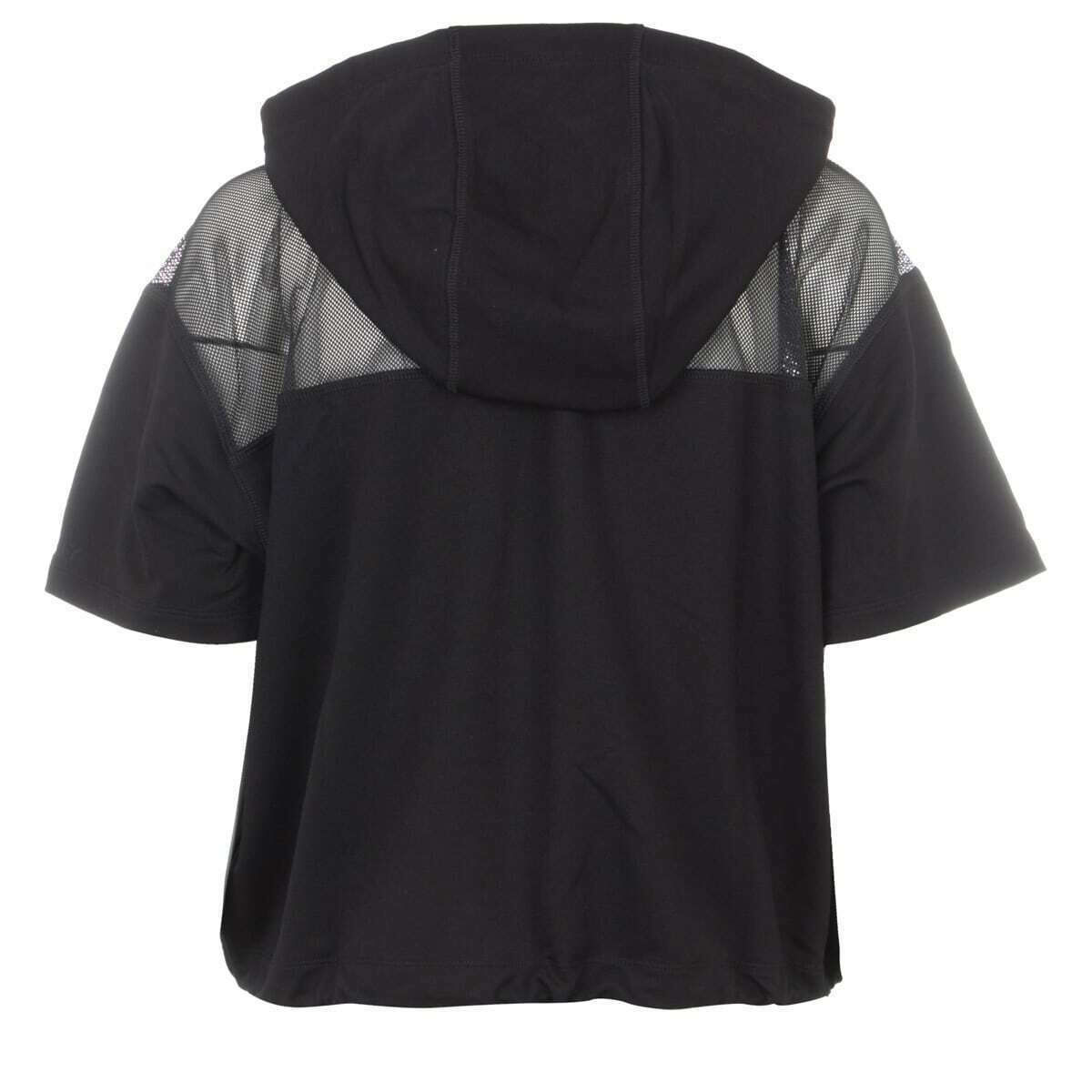 [S] DKNY CROPPED HOODIE,BLACK, DP1T8052-BLK (SD472)