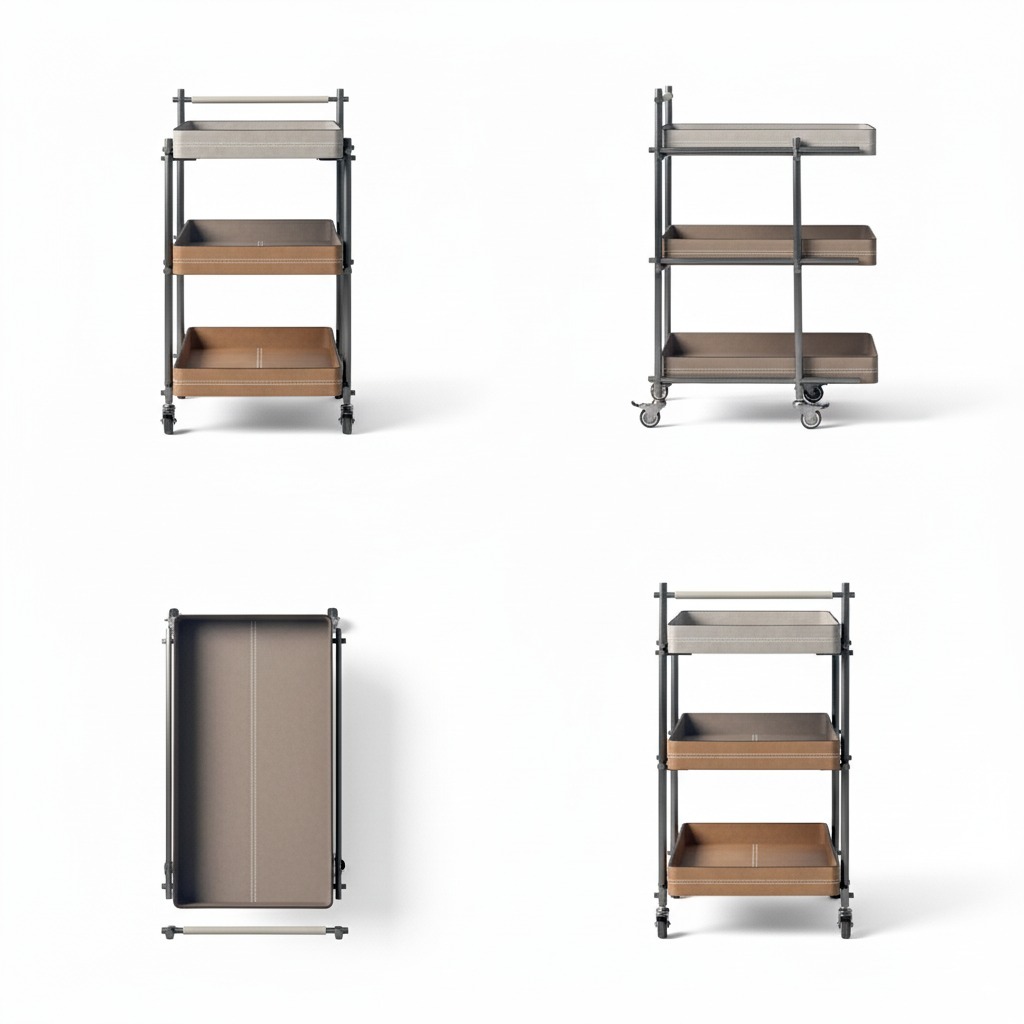 【預購系列】 手推餐車 FC014