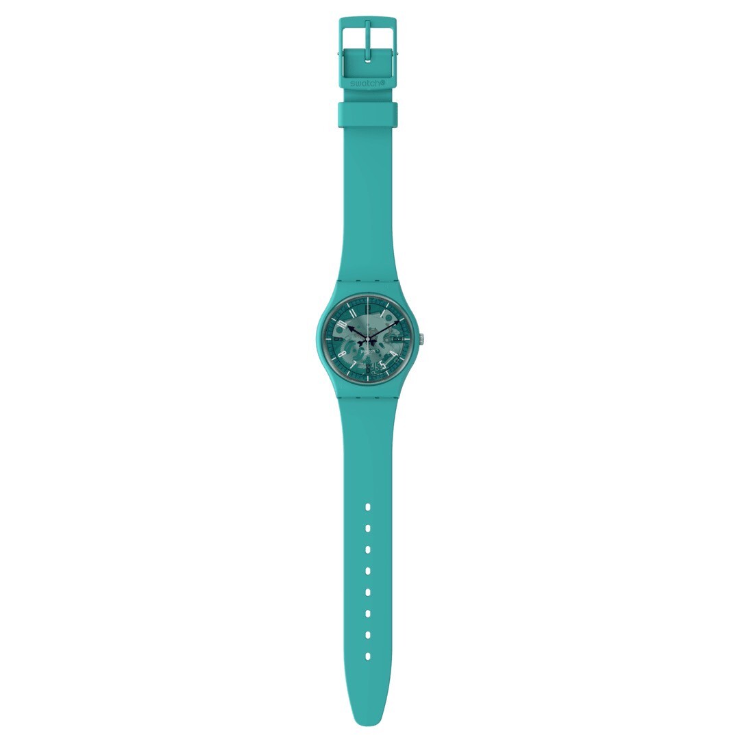 【Swatch】PHOTONIC TURQUOISE SO28G108 34mm  Modern Watch