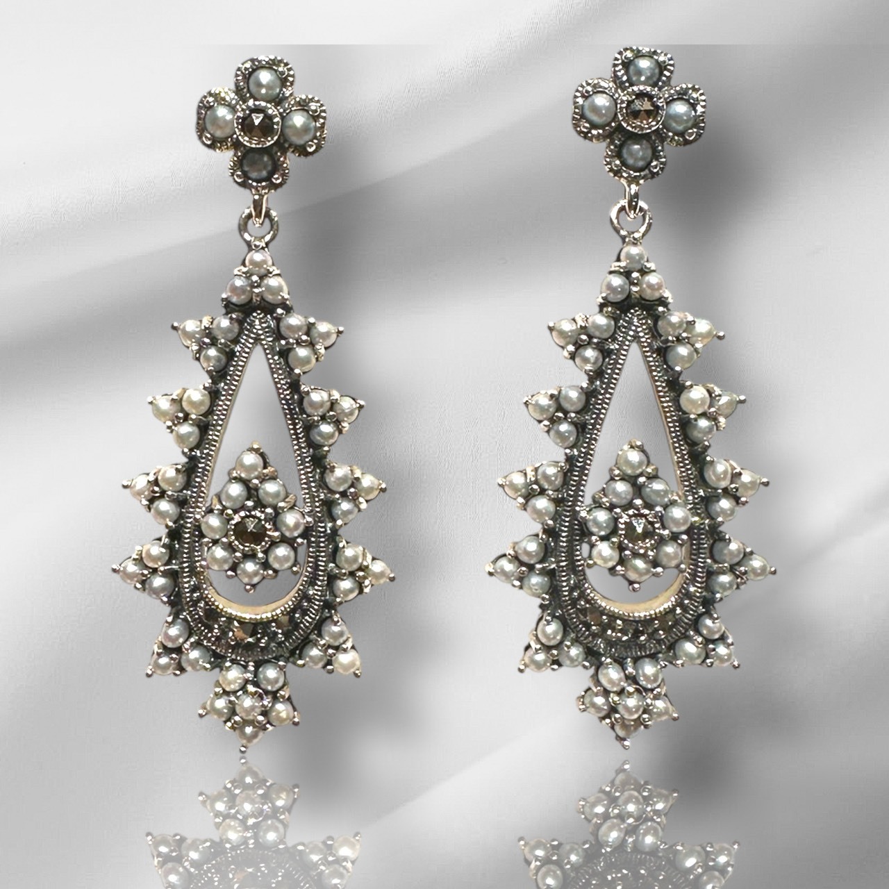 日本小米珠耳環