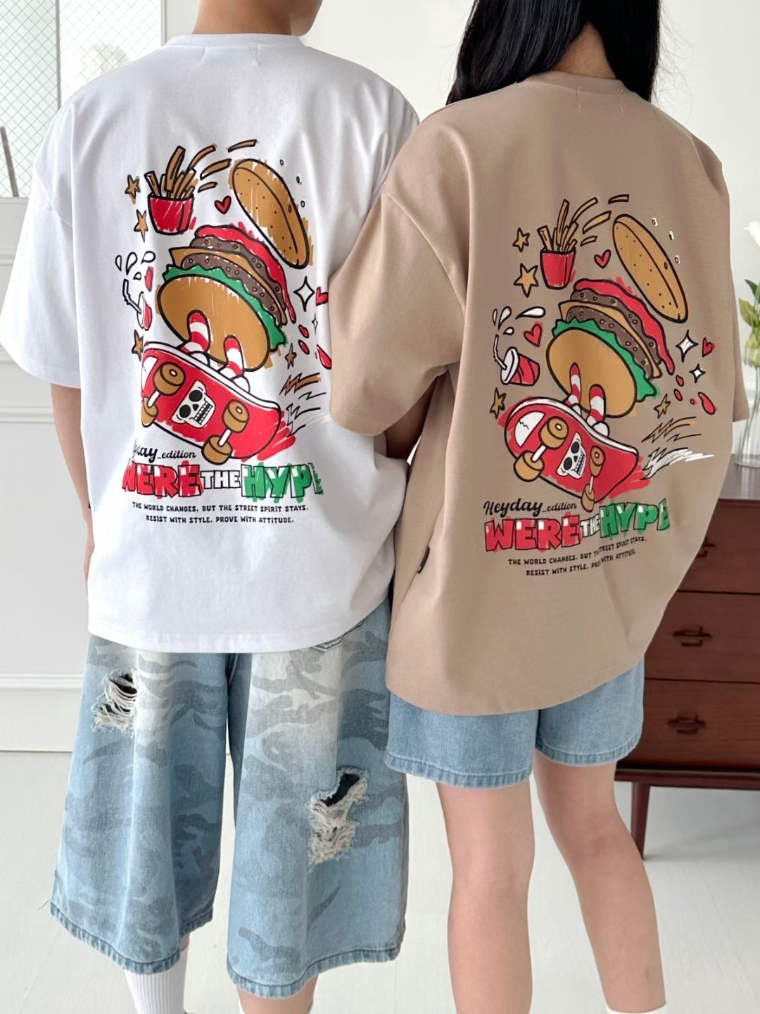 🇰🇷 韓國 Burger T-Shirts/清貨貨品,不設退換（K9 M27）