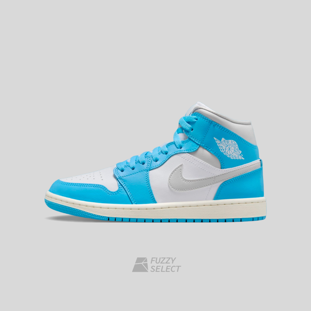 【逢甲 FUZZY】W Air Jordan 1 Mid "Dark Powder Blue" 藍灰 BQ6472-400