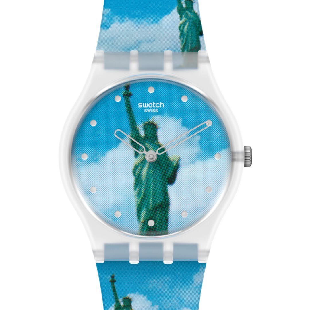 【Swatch】NEW YORK BY TADANORI YOKOO, THE WATCH GZ351 34mm  Modern Watch