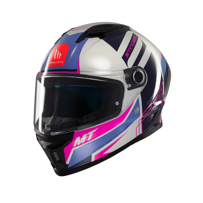 MT HELMETS STINGER 2 TRON C8 GLOSS 亮面