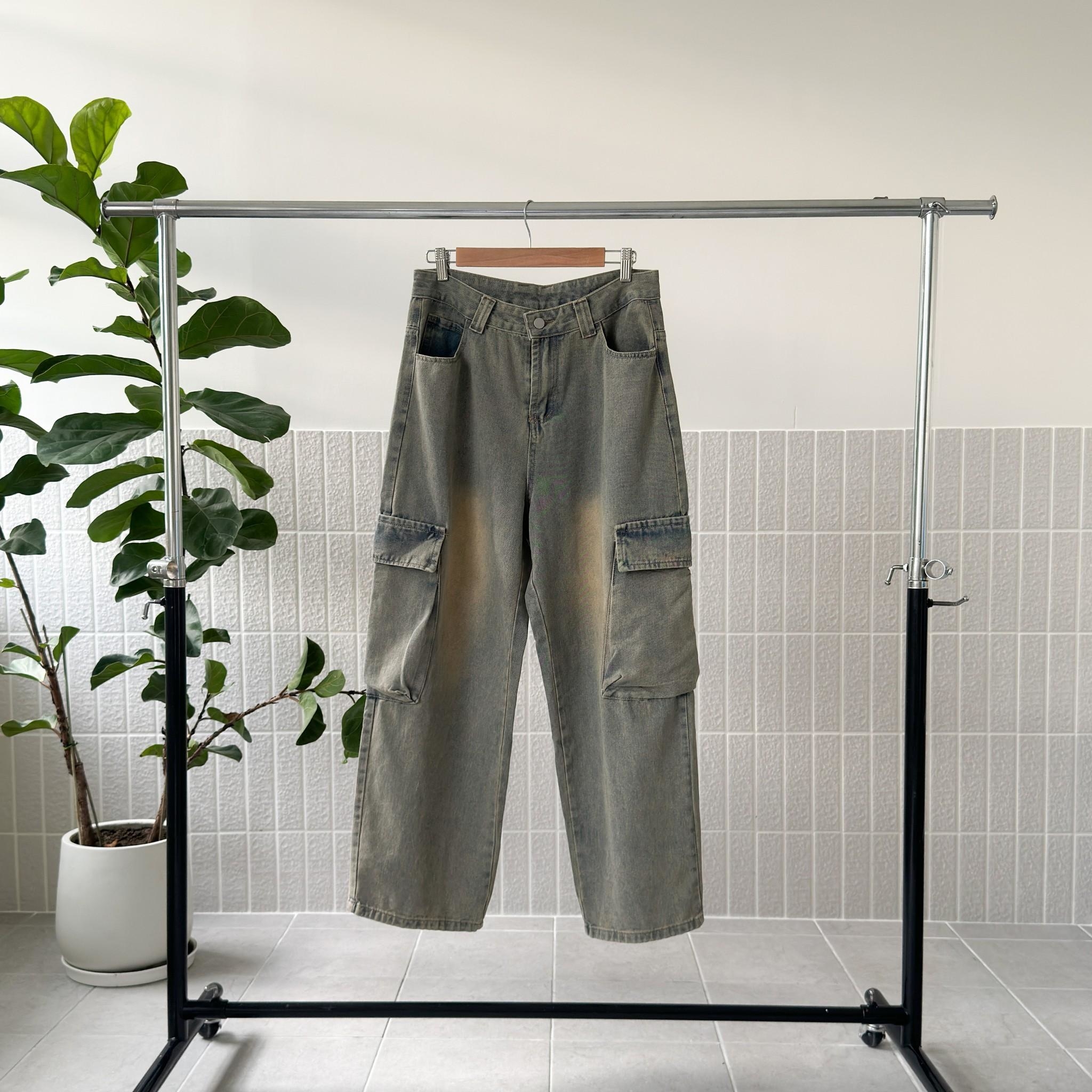 刷舊口袋牛仔褲 80682【售完不補】