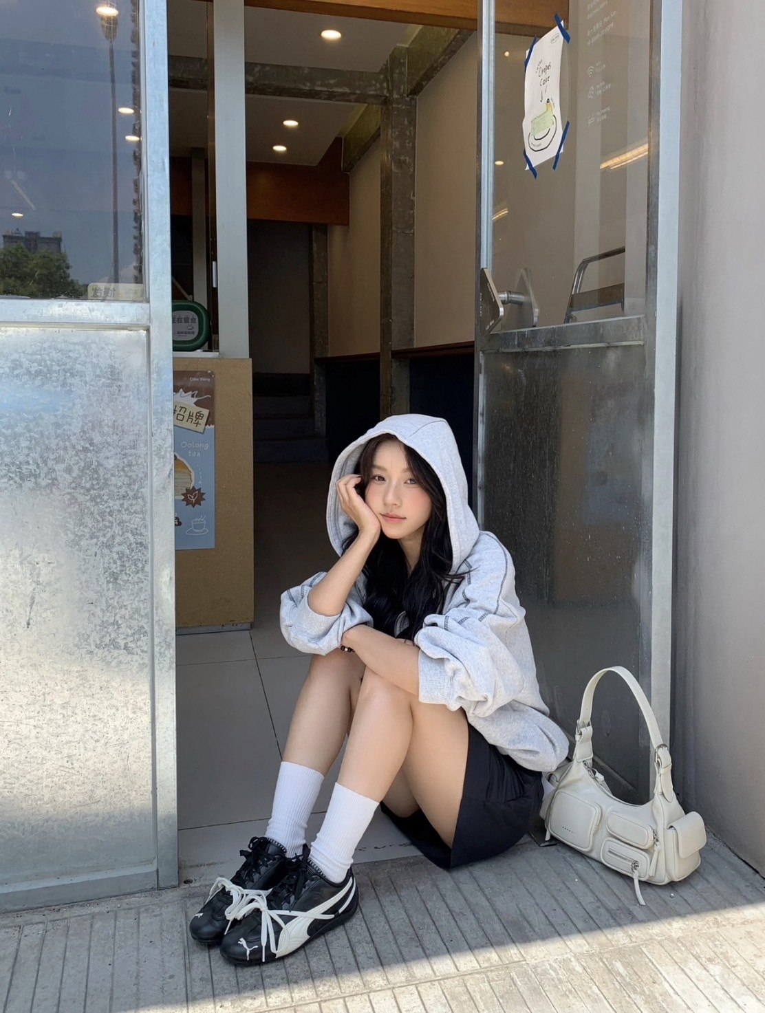 Puma Rosé代言同款 朴彩英 連帽外套 兩色 灰色 黑色 633801-10 633801-01