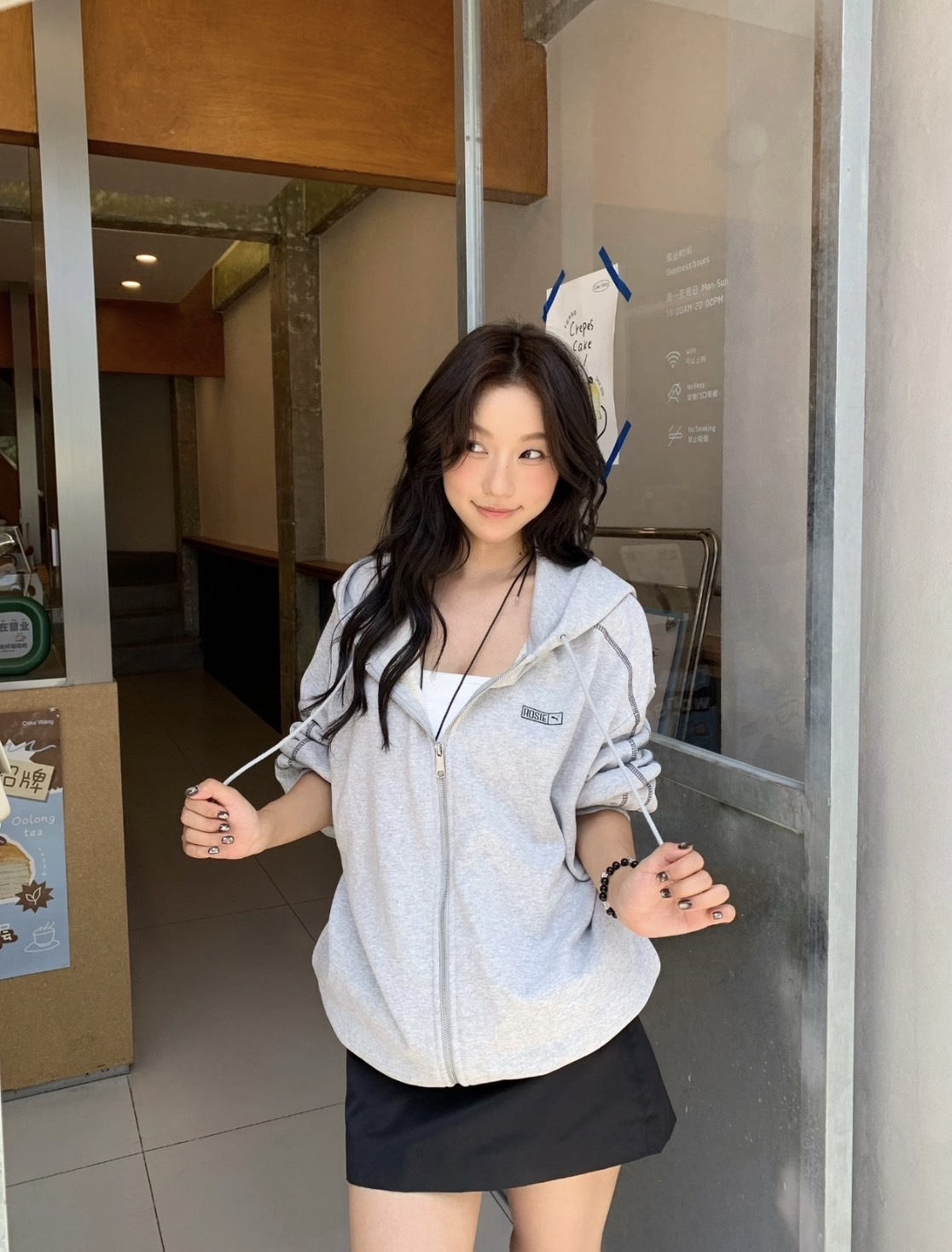 Puma Rosé代言同款 朴彩英 連帽外套 兩色 灰色 黑色 633801-10 633801-01