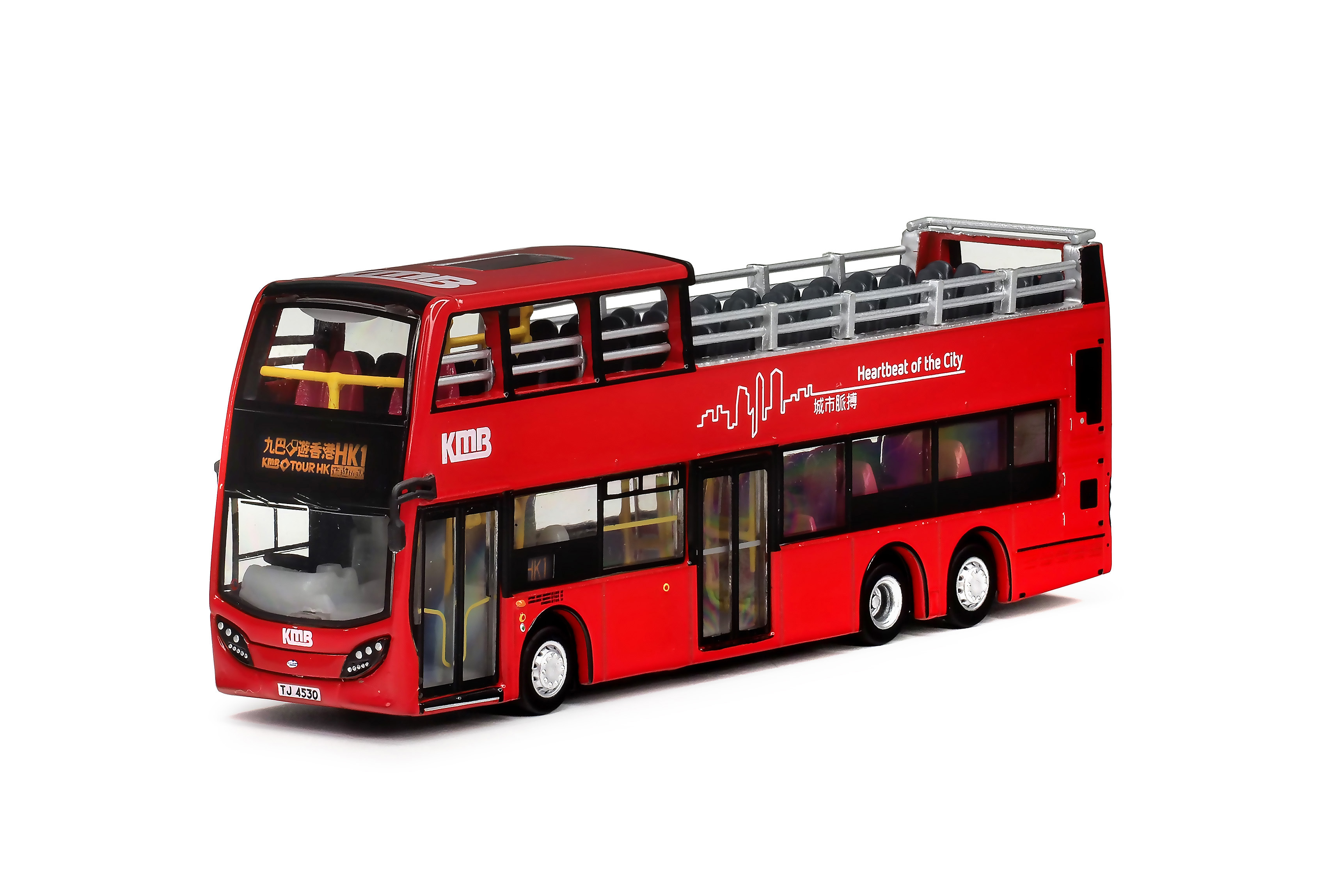 KMB2025153 1:120 九巴丹尼士歐盟五代12米開篷巴士 (HK1九龍遊香港)