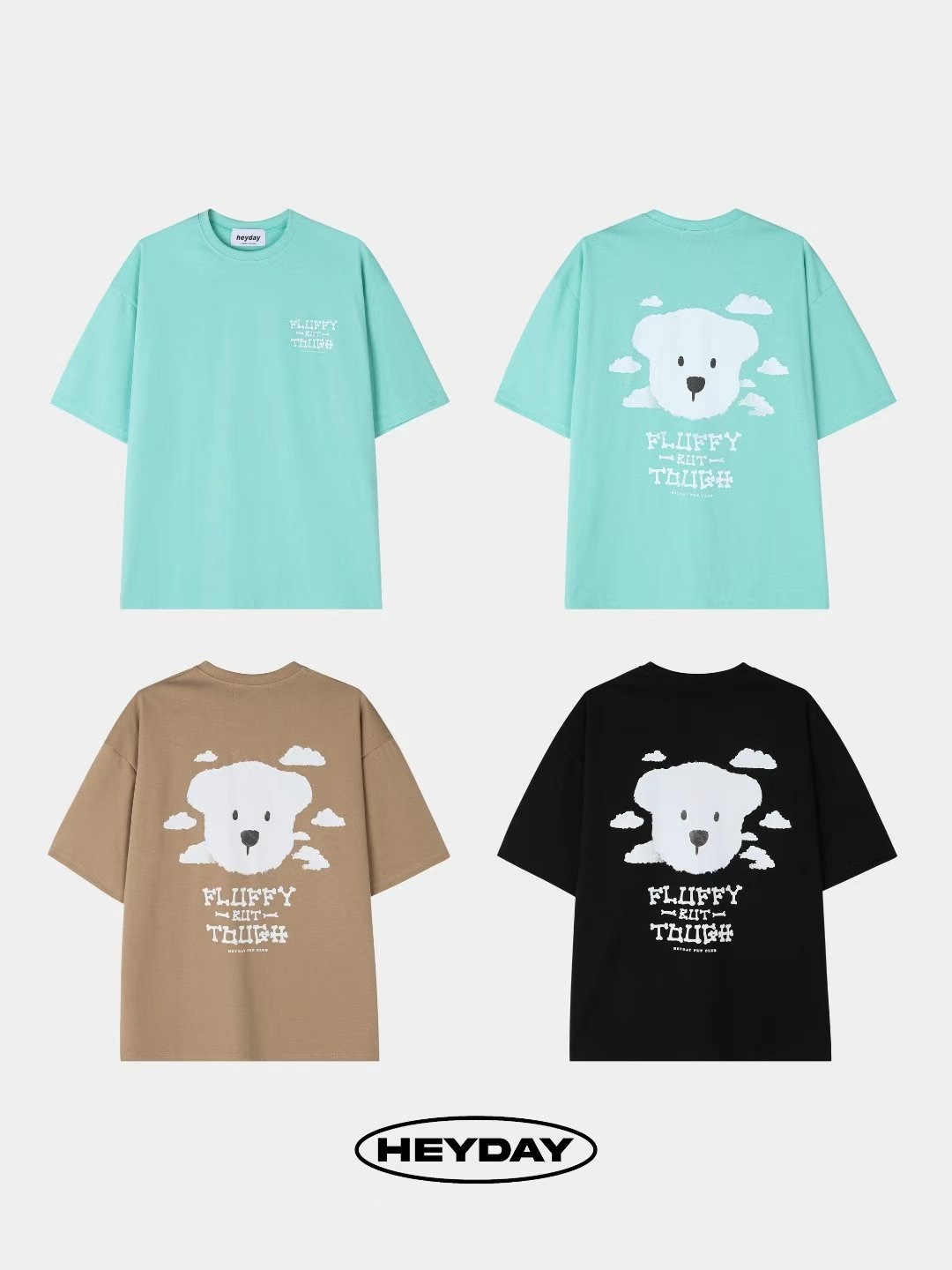 🇰🇷 韓國 熊熊 T-Shirts 清貨貨品,不設退換（K9 M30）