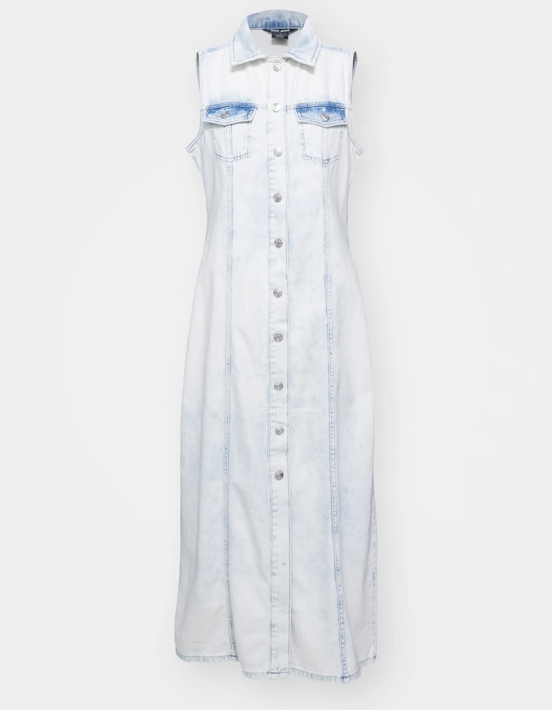 [S] DKNY BILLBOARD MAXI SLEEVELESS BUTTON FRONT DRESS, DJ4D9019-G0U [FINAL SALE] (SD1298)