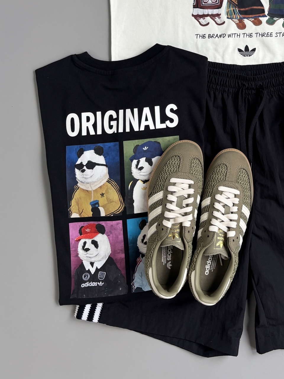 ADIDAS ORIGINALS X DOROPHY TANG 熊貓 短T 短袖 黑色 IB7063 / 預購