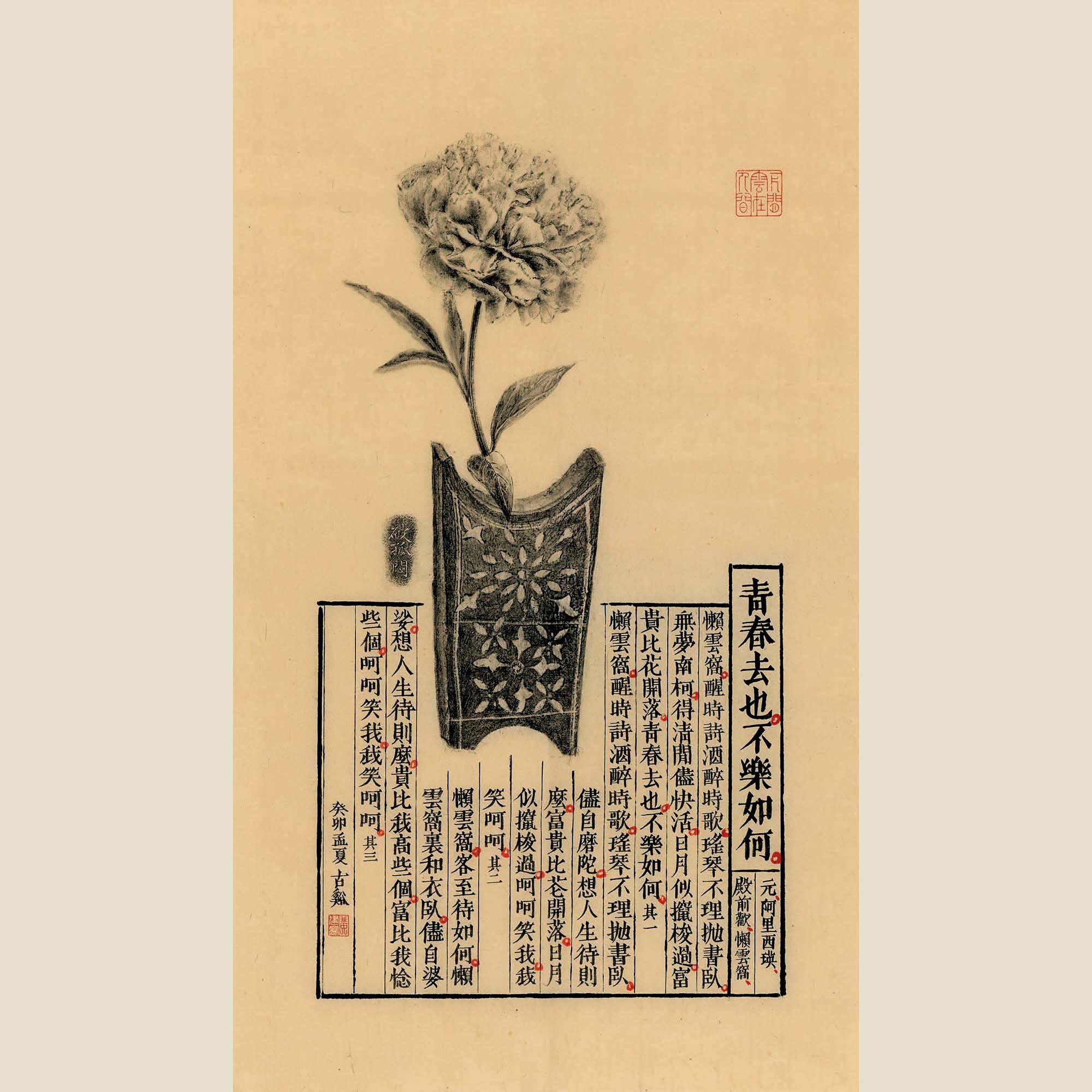 青春去也　不樂如何