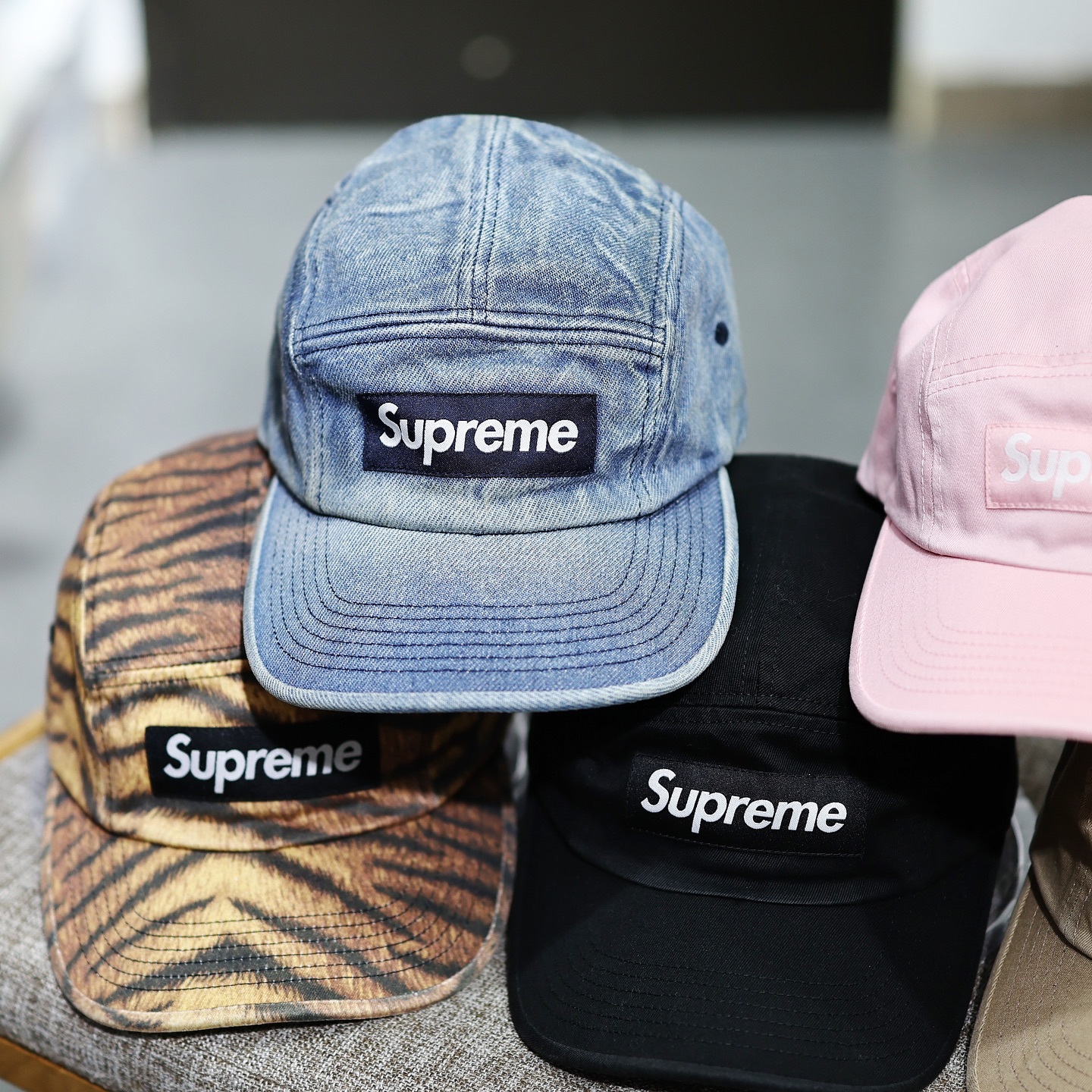 Supreme Washed Chino Twill Camp Cap 皮扣洗水帽