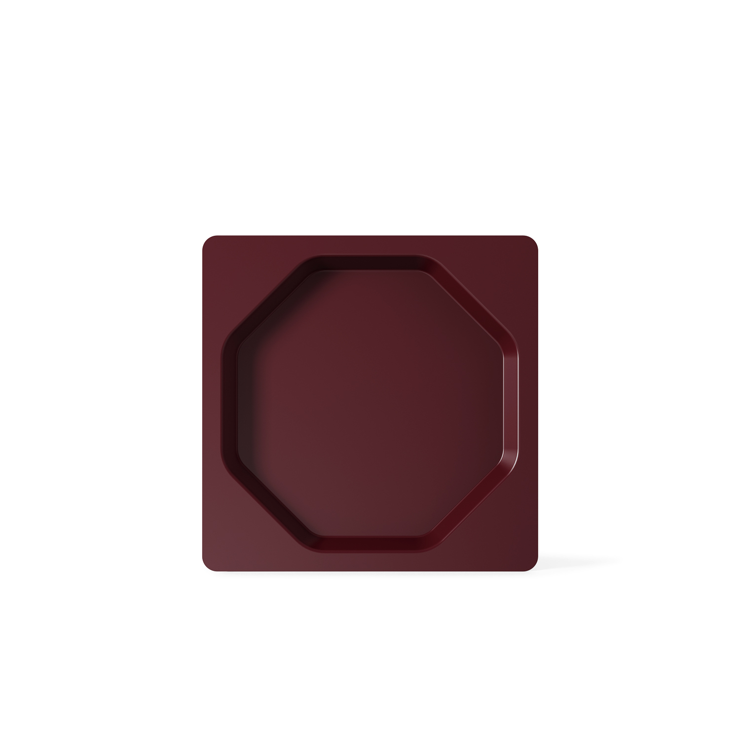 PURU Tray L - 酒紅色