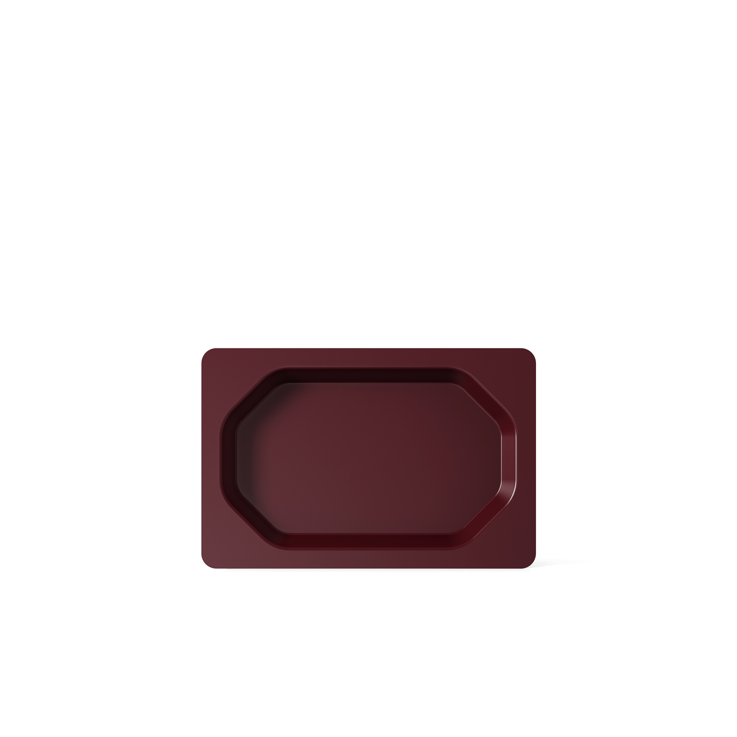 PURU Tray M - 酒紅色