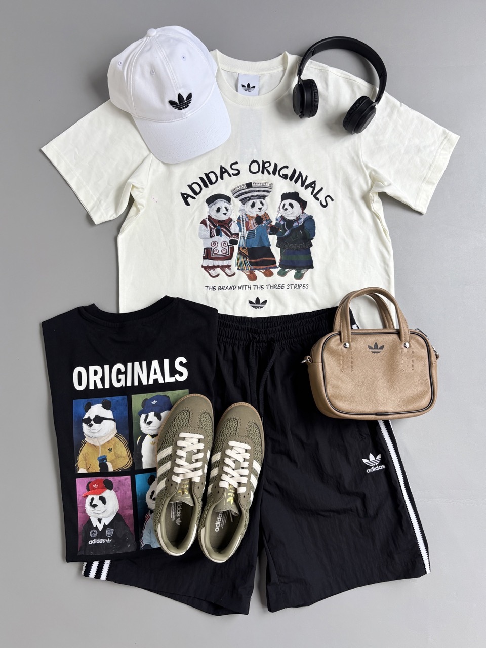 ADIDAS ORIGINALS X DOROPHY TANG 熊貓 短T 短袖 白色 IB7061 / 預購