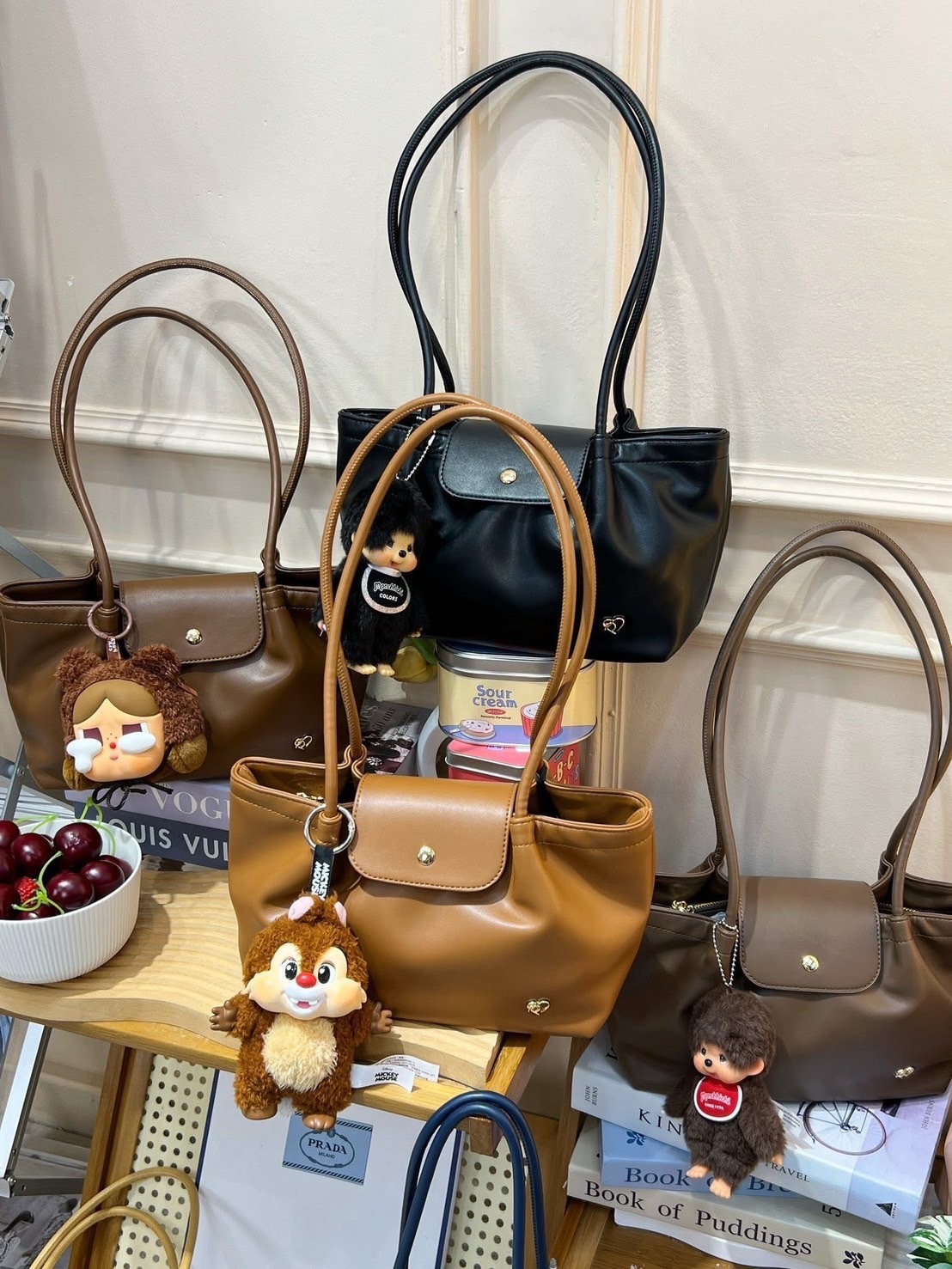 【Luxury】現貨 Pony 泰國包 新款防潑水手提包 女包 高質感皮革 鵝黃 深藍 巧克力 焦糖咖 珍珠白 黑 咖啡棕 玫瑰粉 深綠 共九色