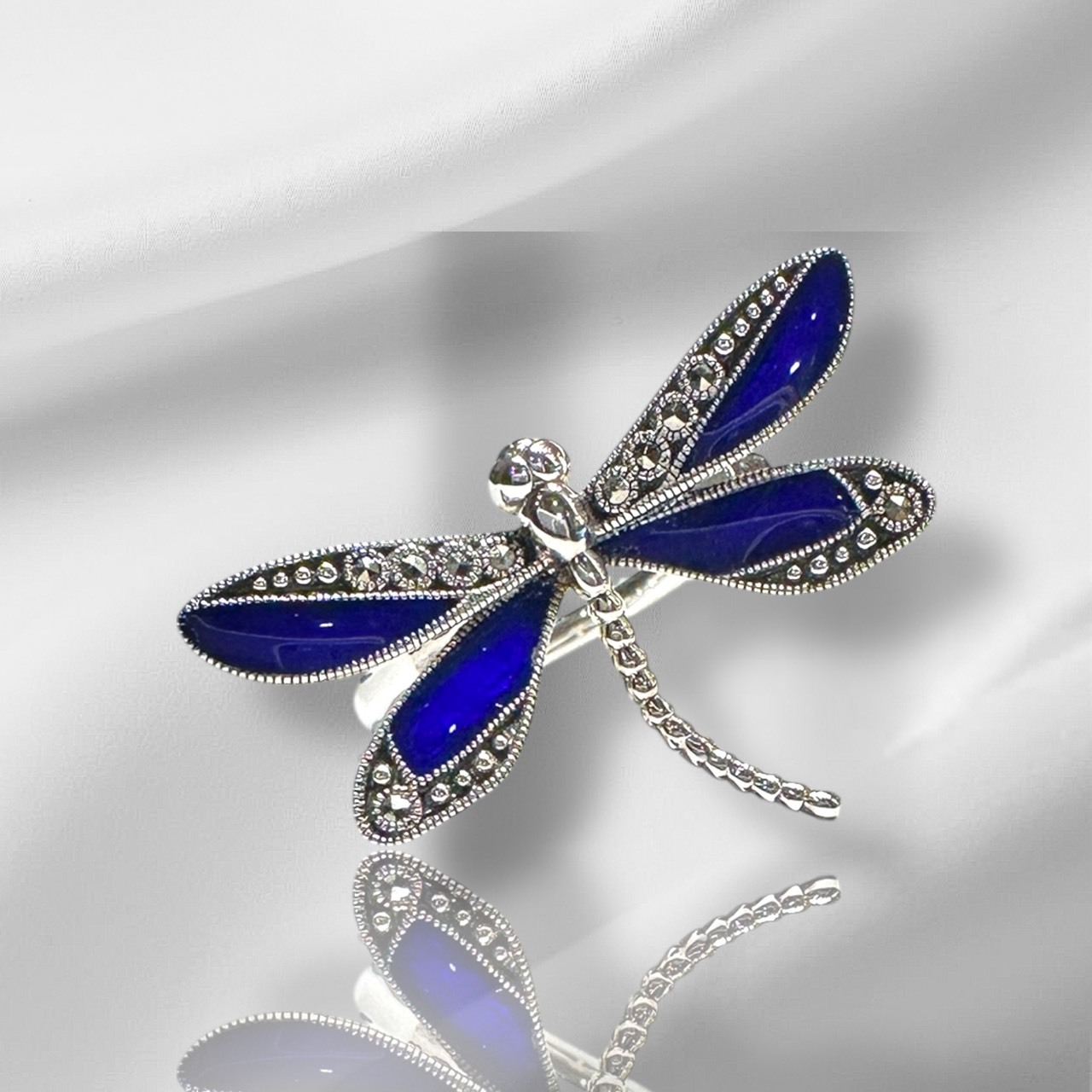 琺瑯蜻蜓戒指（OP2198）