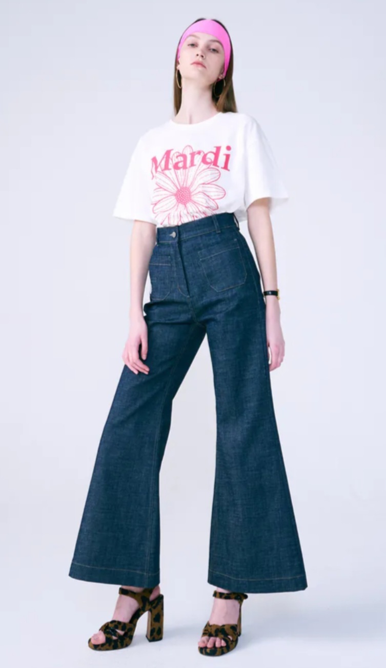 現貨清貨 🇰🇷 韓國 Mardi Mercredi 花花 T-Shirts（清貨價貨品，不設退換） (K2 BR338)