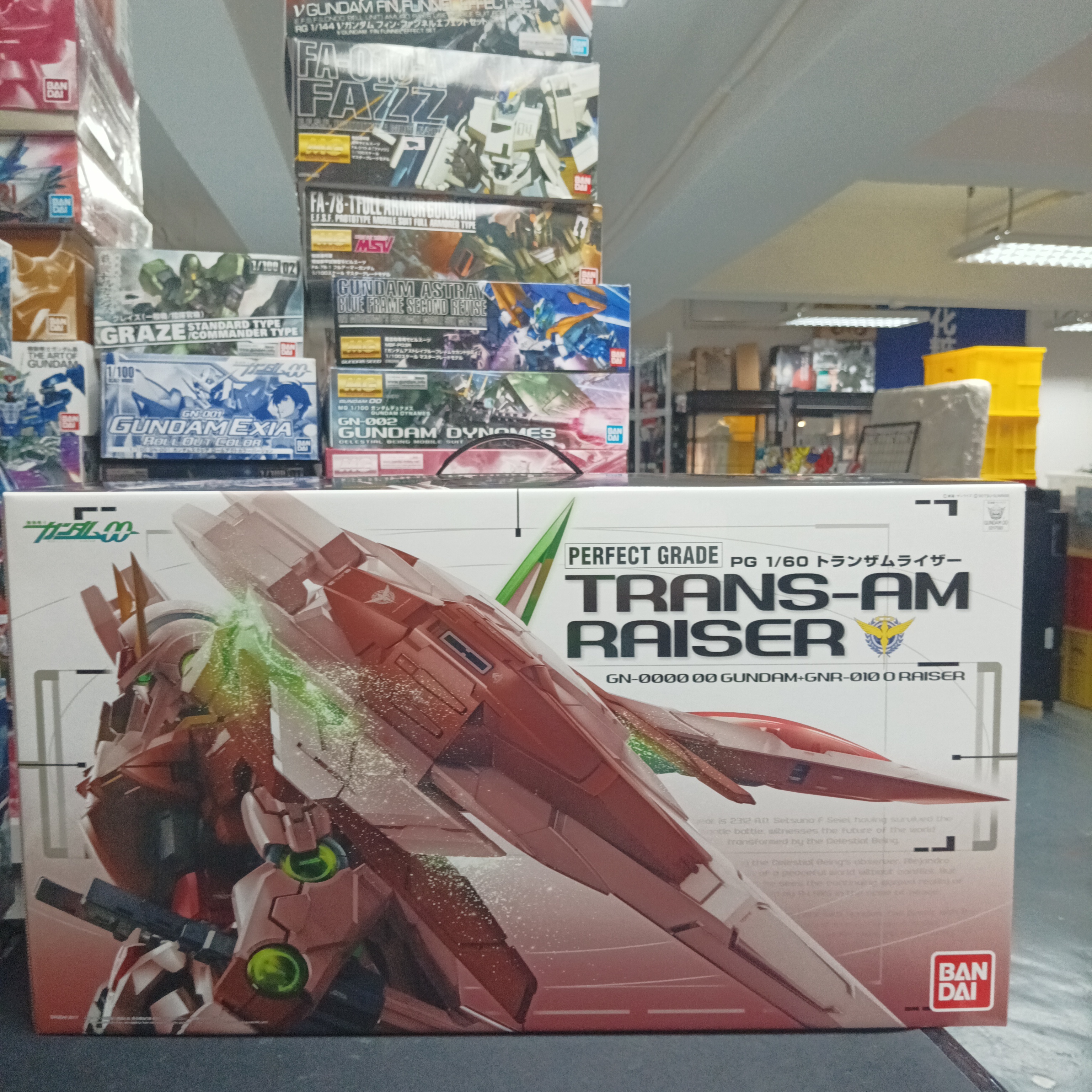 PG 1/60 GUNDAM 00 Raiser Trans-am