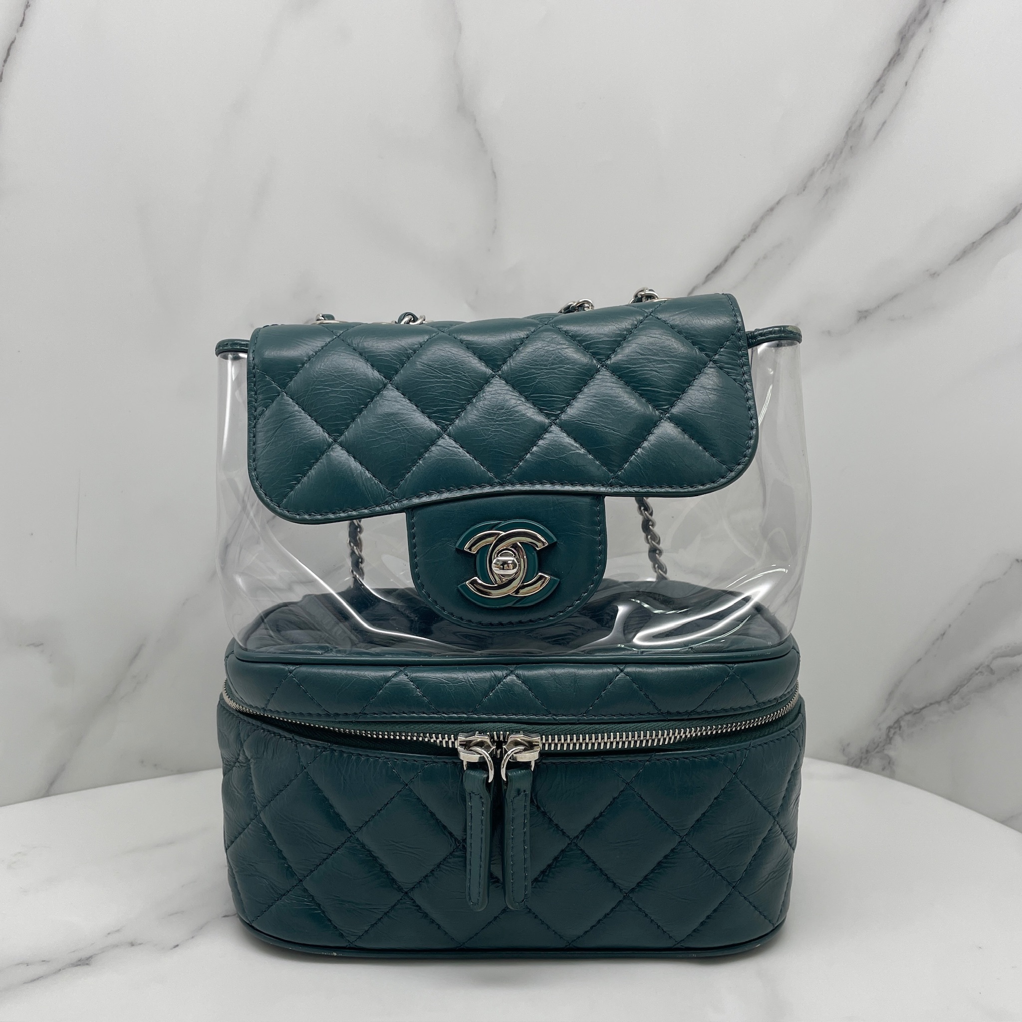 Chanel Pvc Shoulder Tote Bag