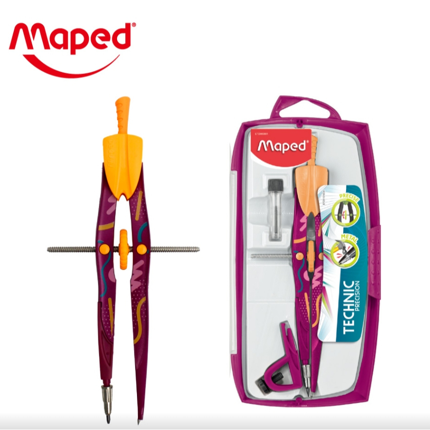 【樂森藥局】法國 Maped 學用弓型兩用圓規 兩色
