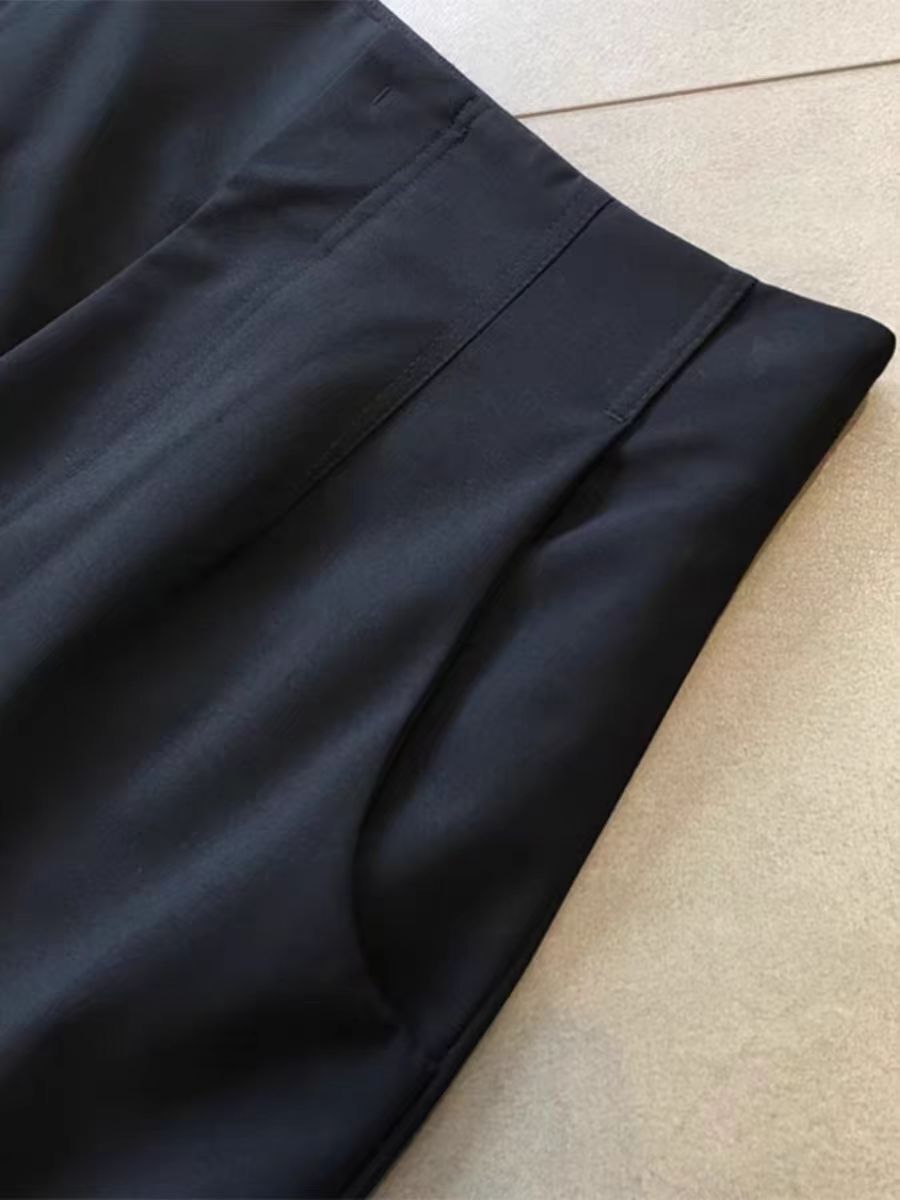 挺板高腰蛹型長褲