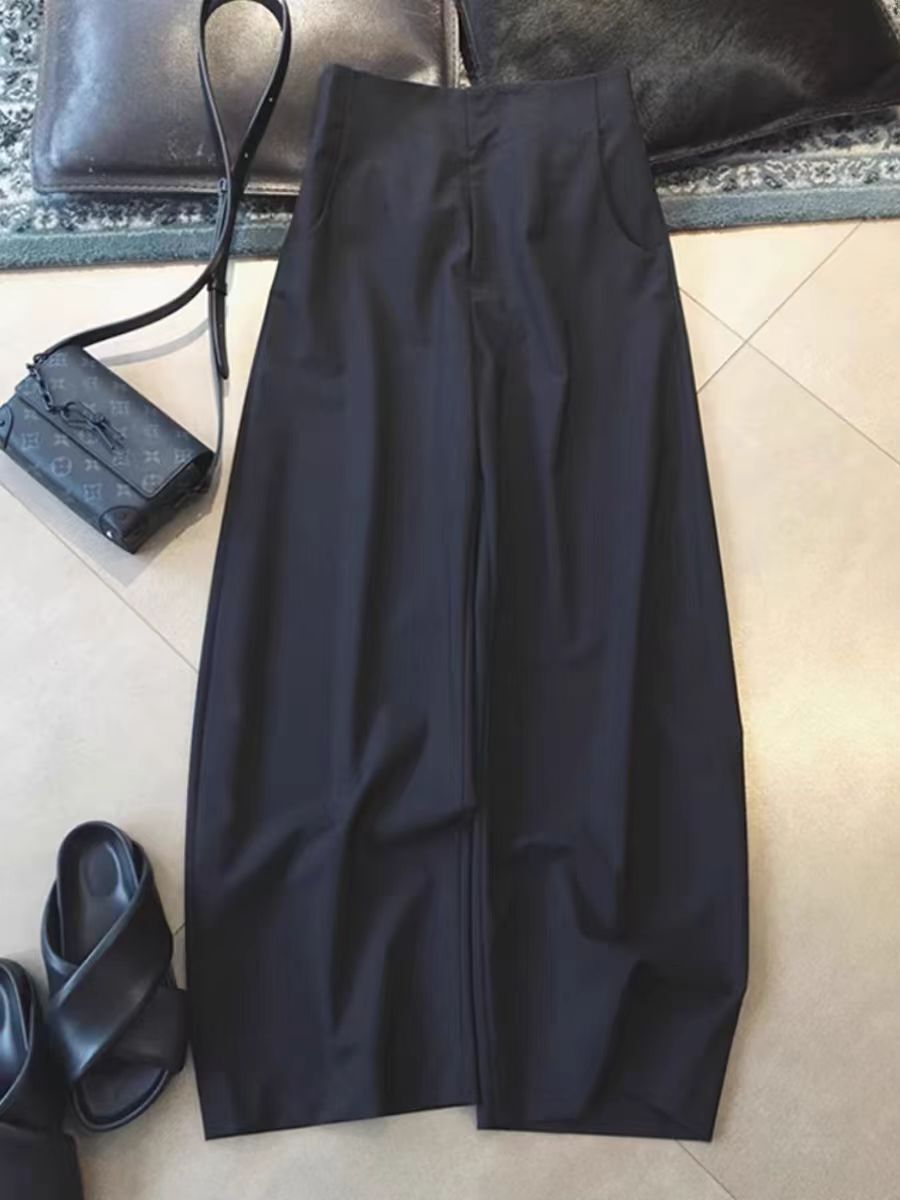 挺板高腰蛹型長褲