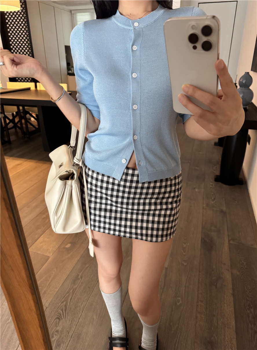 羊毛五粉袖 百搭針織外套 (多色)