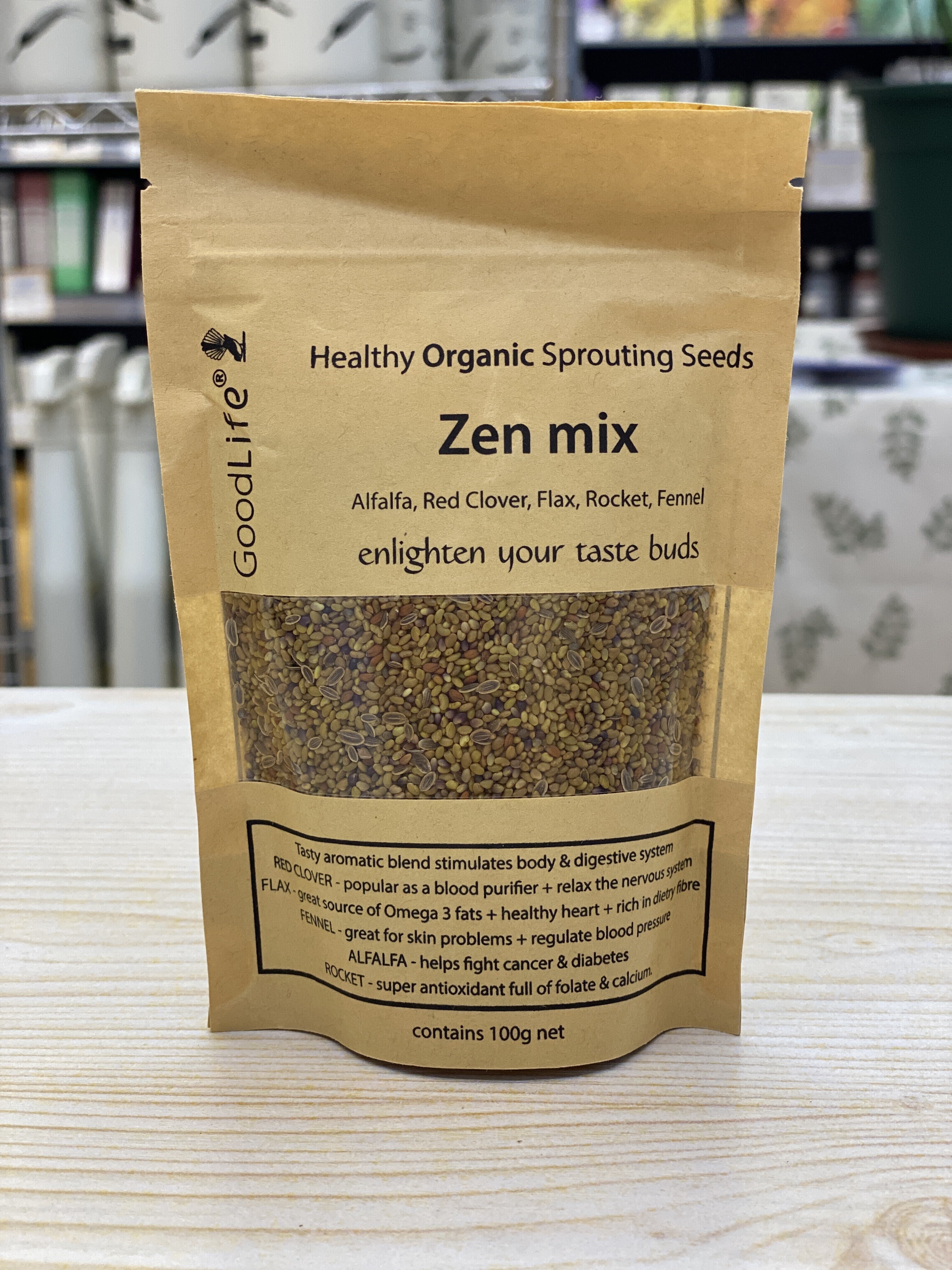 Zen Mix 有機種子(發芽用) (最佳使用日期為2027年11月30日)