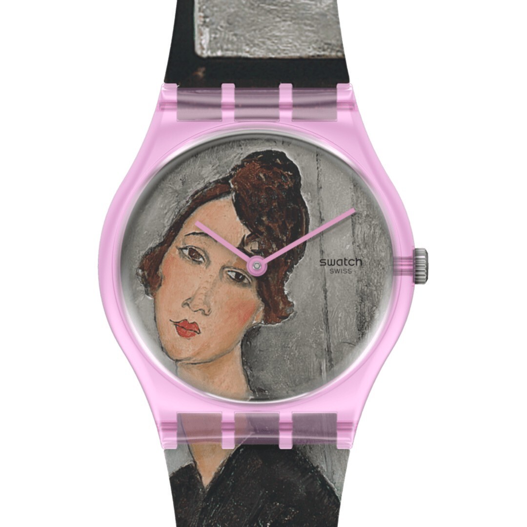 【Swatch】PORTRAIT OF DÉDIE, BY AMEDEO MODIGLIANI GZ356 34mm  Modern Watch