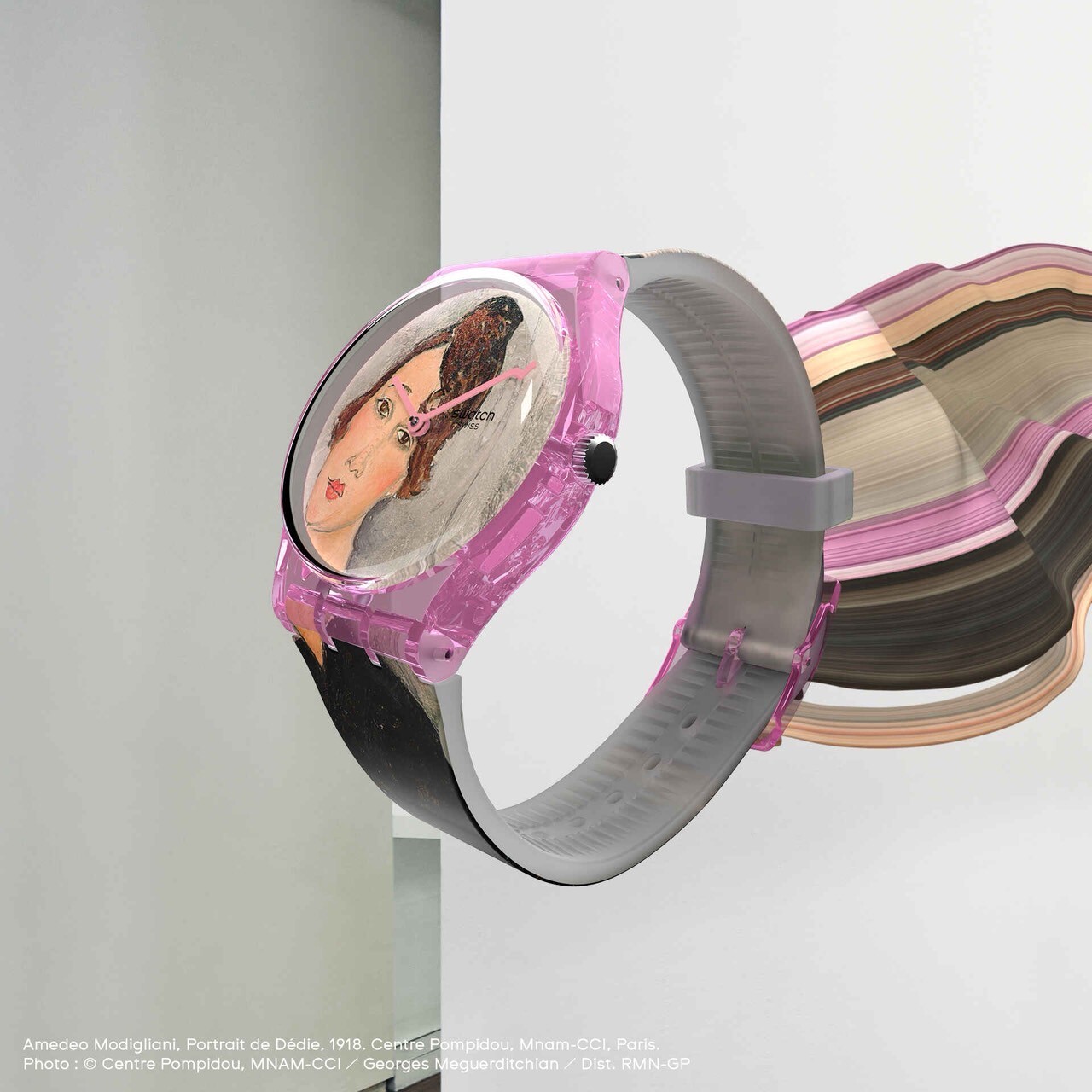 【Swatch】PORTRAIT OF DÉDIE, BY AMEDEO MODIGLIANI GZ356 34mm  Modern Watch