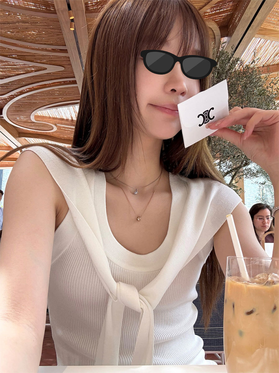 減齡學院感 背心+披肩(2件組)